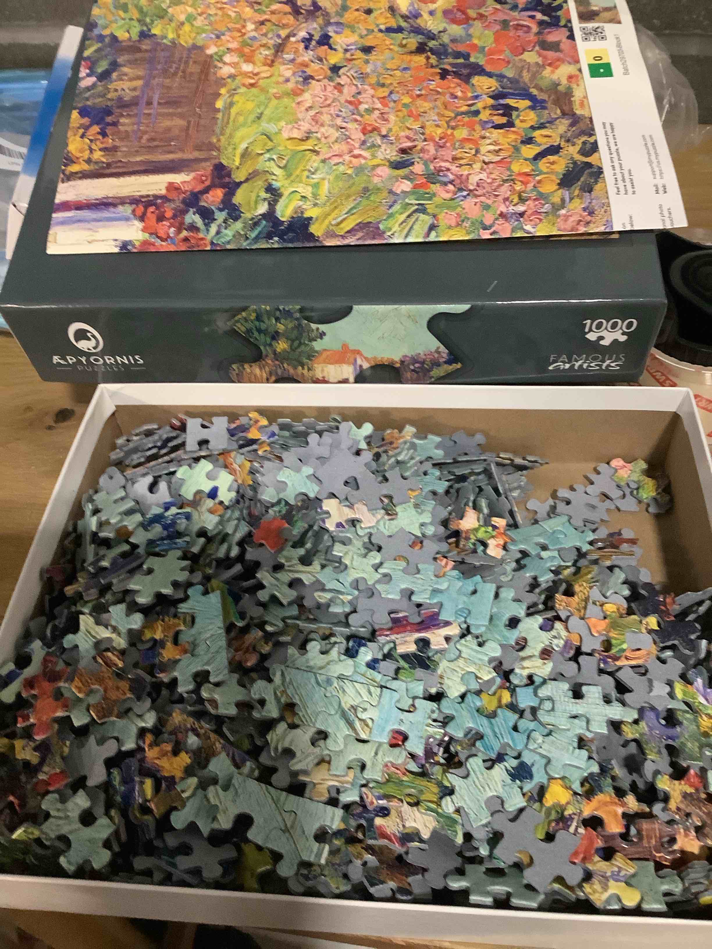 Condition photo showing As Is for MyPuzzle Landscape 1925-1928 by Vincent Van Gogh - Premium 1000 Piece Jigsaw Puzzle for Adults 1000 Pieces