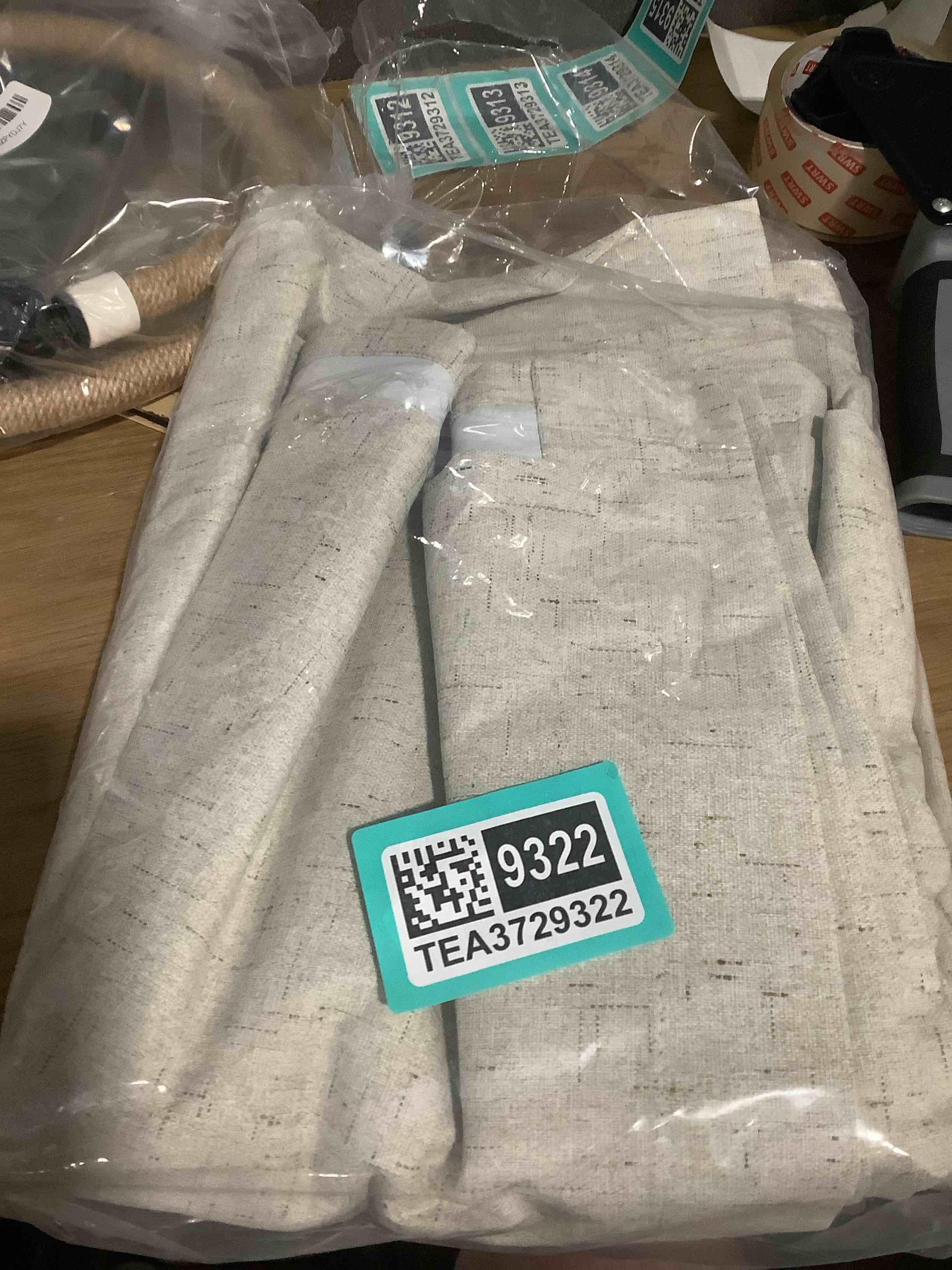 Condition photo showing Good Condition for H.VERSAILTEX Linen Blackout Curtain Durable Thick Textured Linen Look 100% Blackout Patio Door Curtain Anti Rust Grommet Extra Wide Sliding Door Curtain Panel, W100 x L84 inch - Natural Natural 100"W x 84"L (Pack of 1)