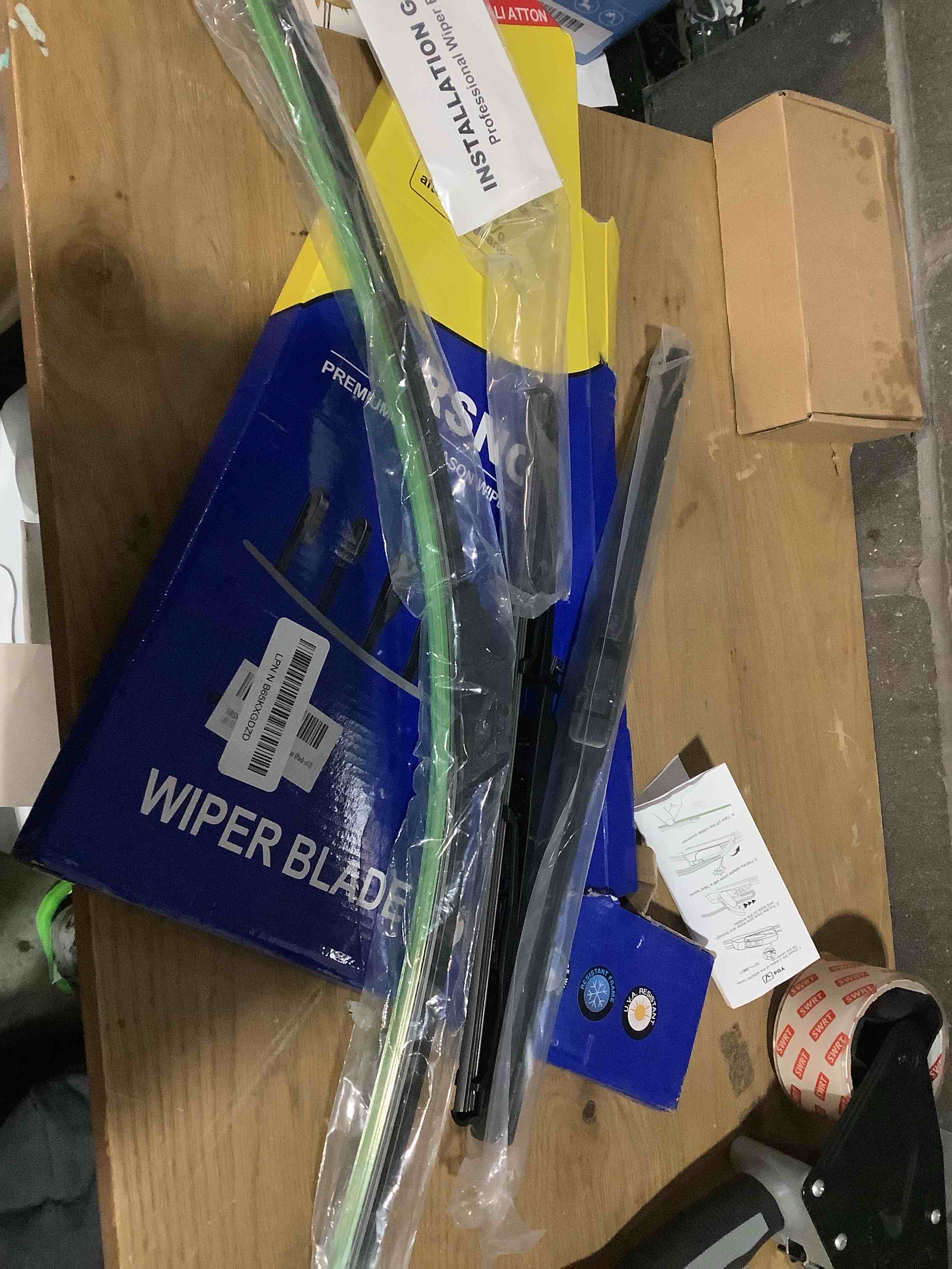 Condition photo showing As Is for 26"+16" Windshield Wipers With 11" Rear Wiper Blade Sets Automotive Replacement for Hyundai Santa Fe 2019-2023,Easy For Installation (Pack of 3) 26"+16"+11"