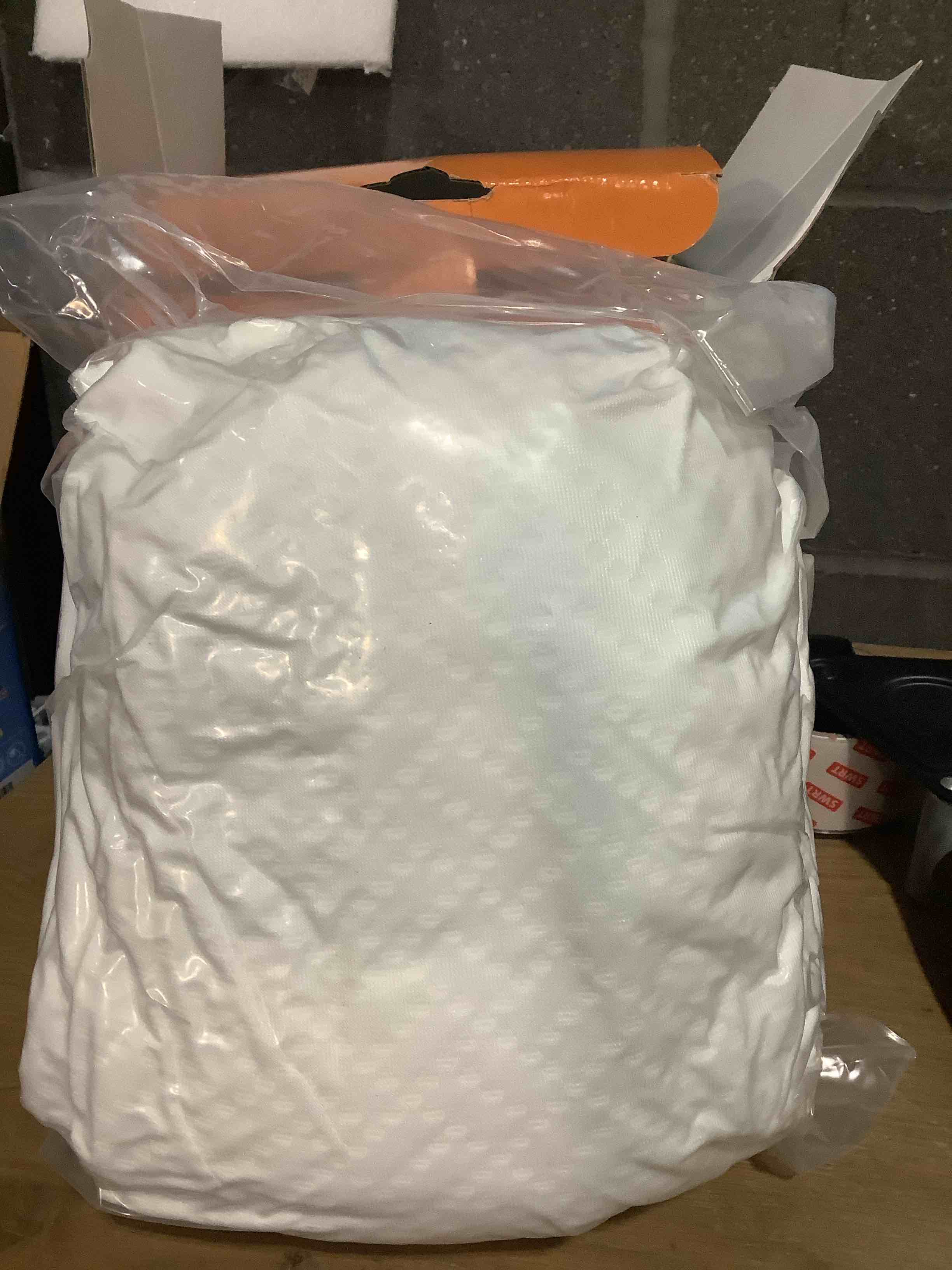 Condition photo showing New/Like New for Cooling Waterproof Mattress Protector King Size, Mattress Cover 3D Air Fabric Mattress Pad Cover Smooth Soft Breathable Noiseless, 8''-21'' Deep Pocket White-cooling King