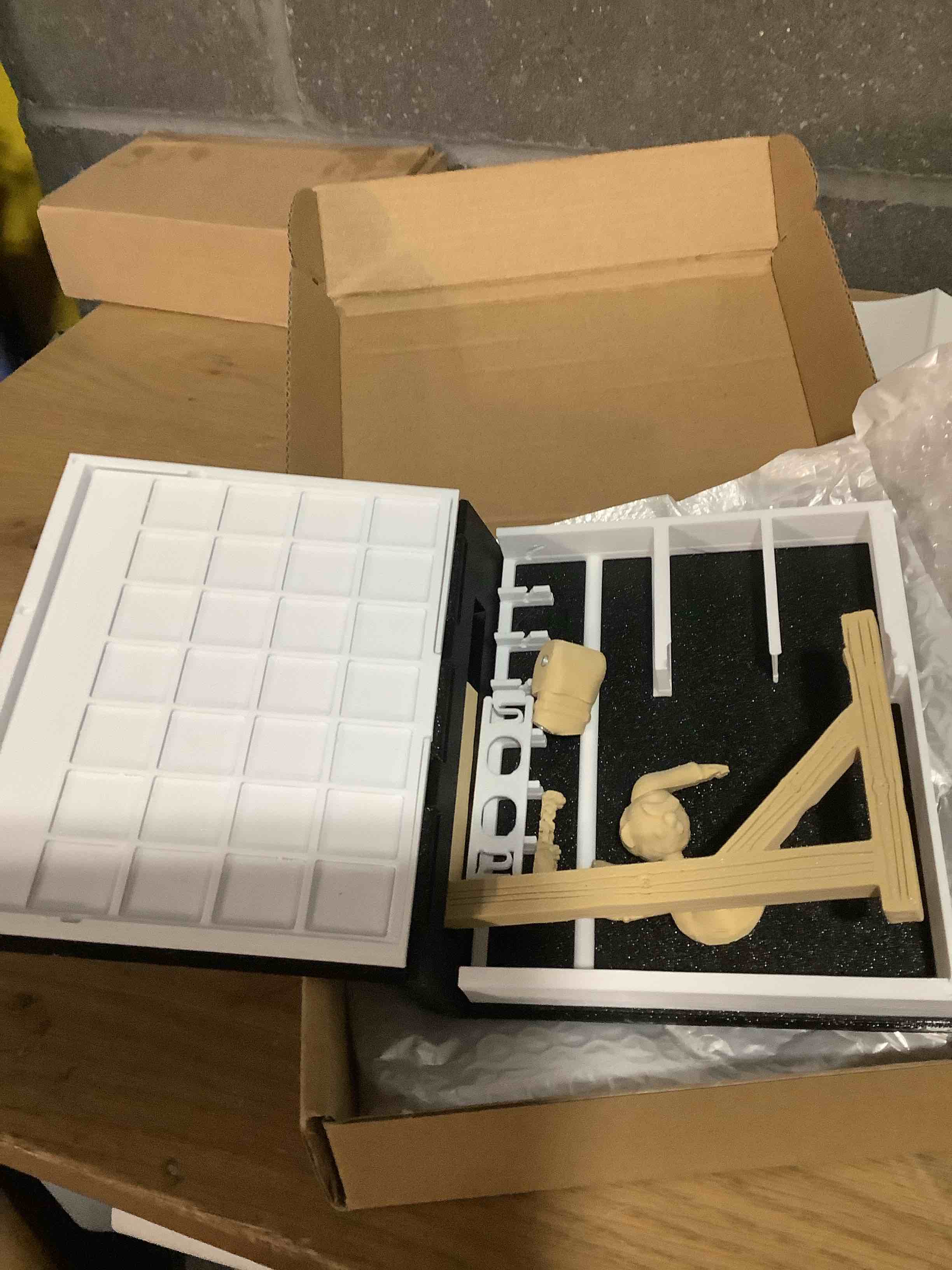 Condition photo showing Good Condition for PlayBook'd Hangman, Vocabulary Words Spelling Challenge Table Game, 3D Printed Hangman Game,Portable Books Design Board, Decorative Bookshelf Strategy Game