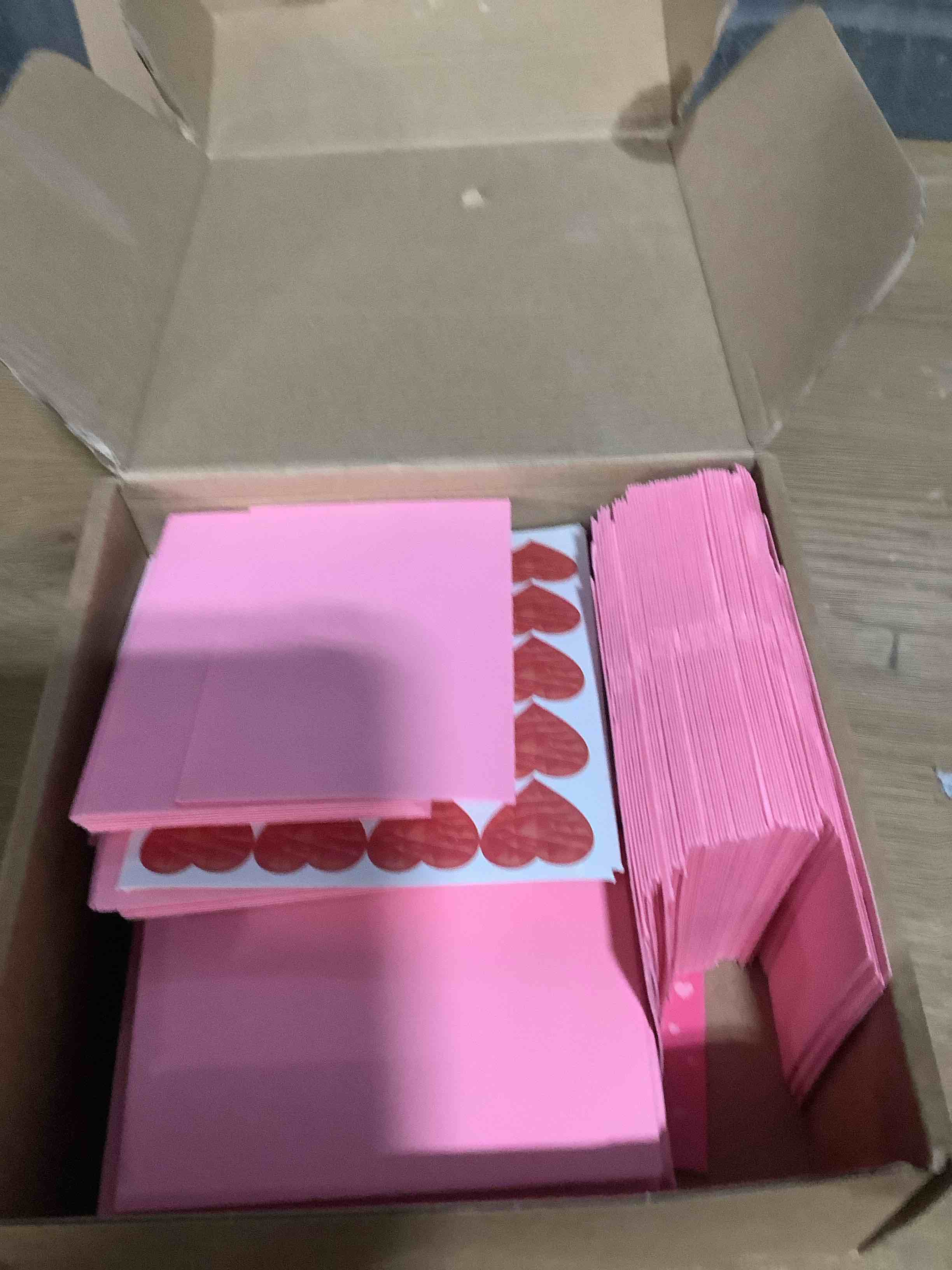 Condition photo showing Good Condition for 180 Pcs Mini Valentine's Day Cards Assortment Bulk Classroom Kids Greeting Cards 3.5 x 2.4''Foldable Love Heart Greeting Cards Wedding Card with Envelopes Stickers for Valentines Day