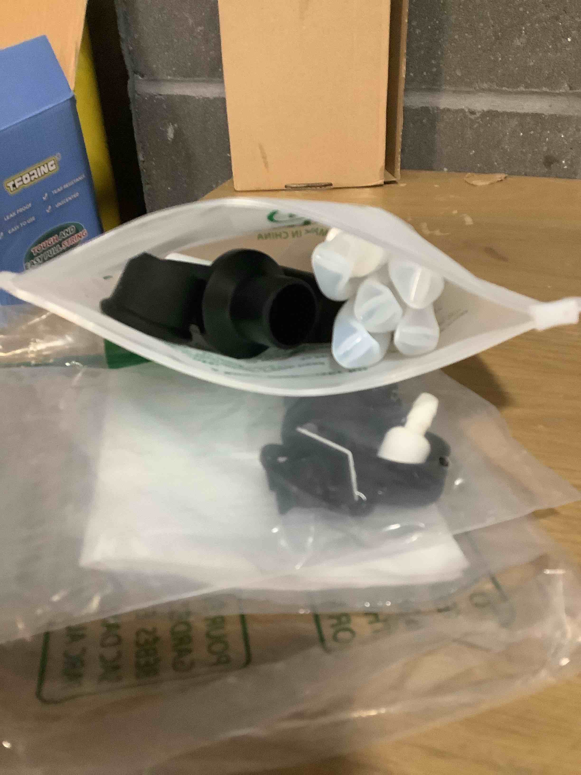 Condition photo showing As Is for Soap Dispenser for Kitchen Sink, Countertop Soap Dispenser Pump, 47" Silicone Extension Tube Connect to The Soap Bottle Directly, Say Goodbye to Frequent Refills (Black)