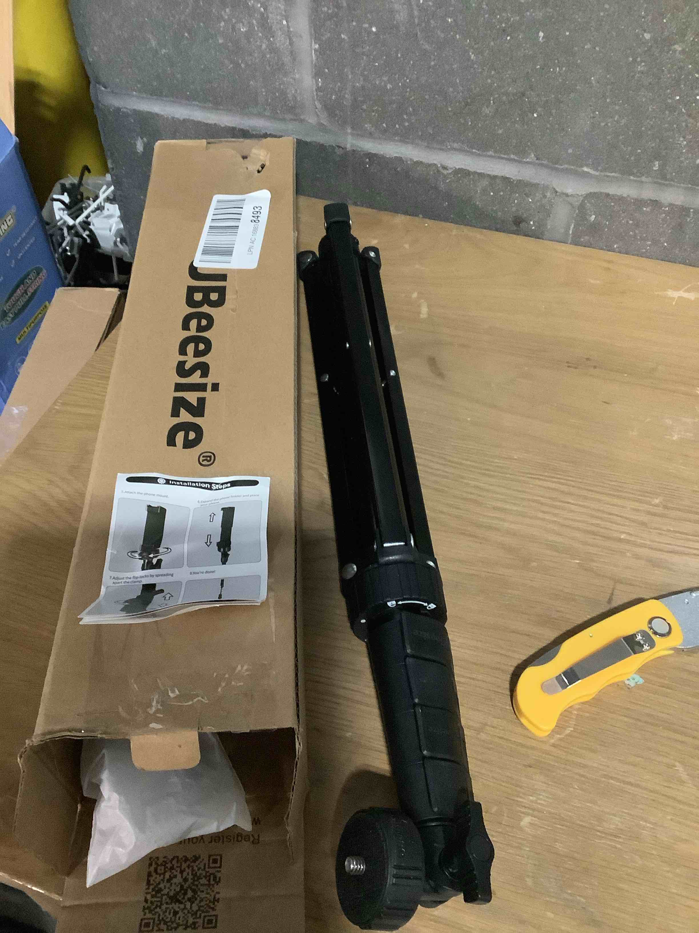 Condition photo showing Good Condition for UBeesize 72" Phone Tripod & Selfie Stick, Camera Tripod Stand with Wireless Remote and Phone Holder,Compatible with iPhone Android, Perfect for Selfies/Video Recording/Live Streaming Black Black 72in