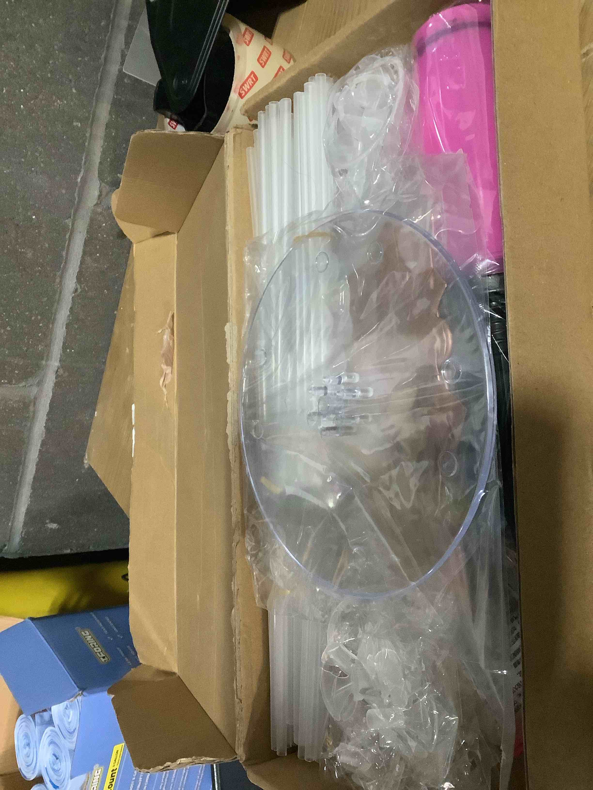 Condition photo showing Good Condition for TONIFUL Table Centerpiece Balloons Stand Kit Include Rose Gold Latex Confetti Balloons and Foil Crown Balloon for Birthday Baby Shower Wedding,2025 Graduation Anniversary Table Party Decorations