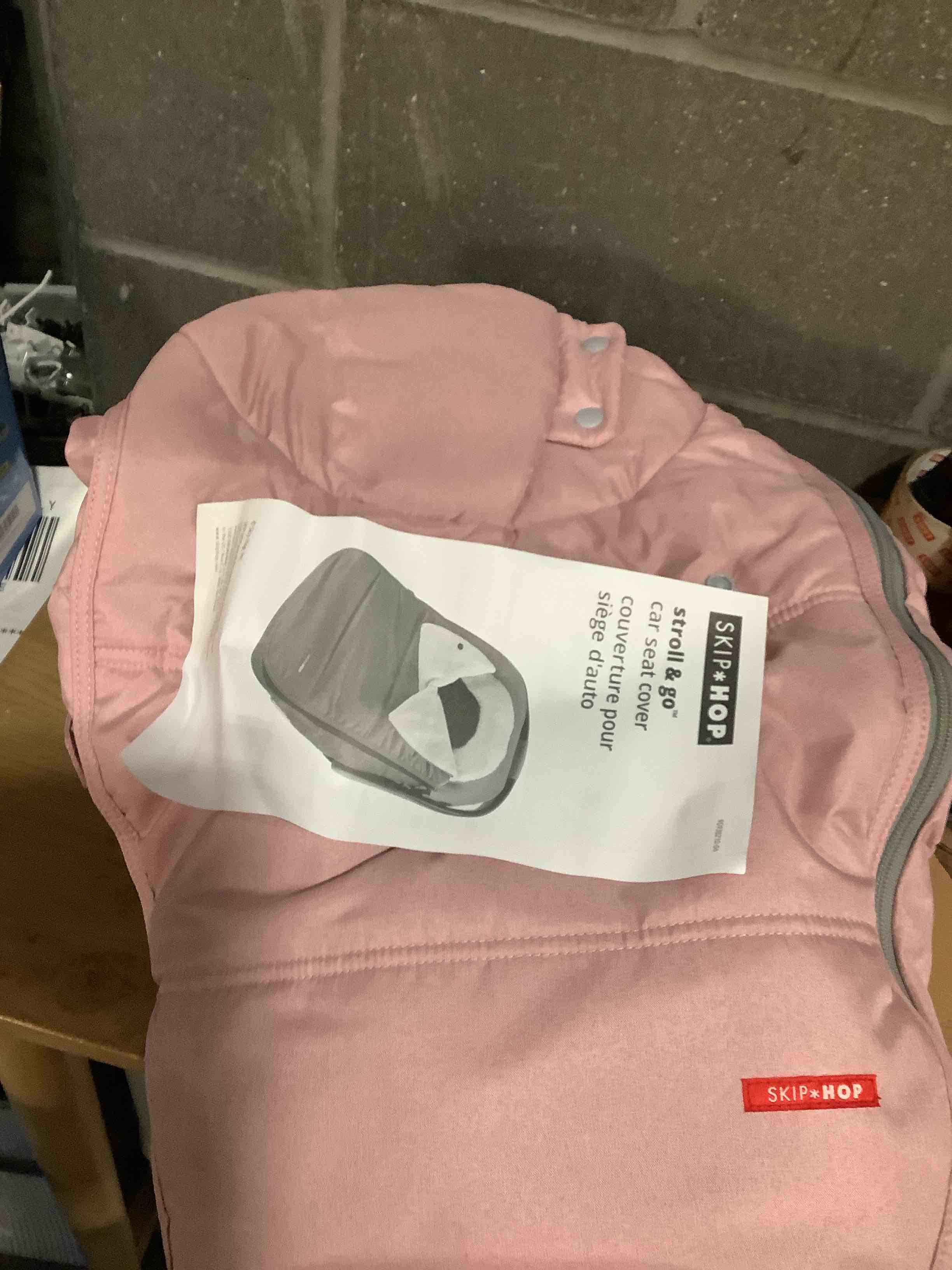 Condition photo showing Good Condition for Winter Car Seat Cover for Baby Girl, Waterproof Infant Carseat Cover with Warm Plush Lining & Dual Zippers, Universal Carseat Cover Baby Winter Protector with Ventilation and Windproof Design (Pink)