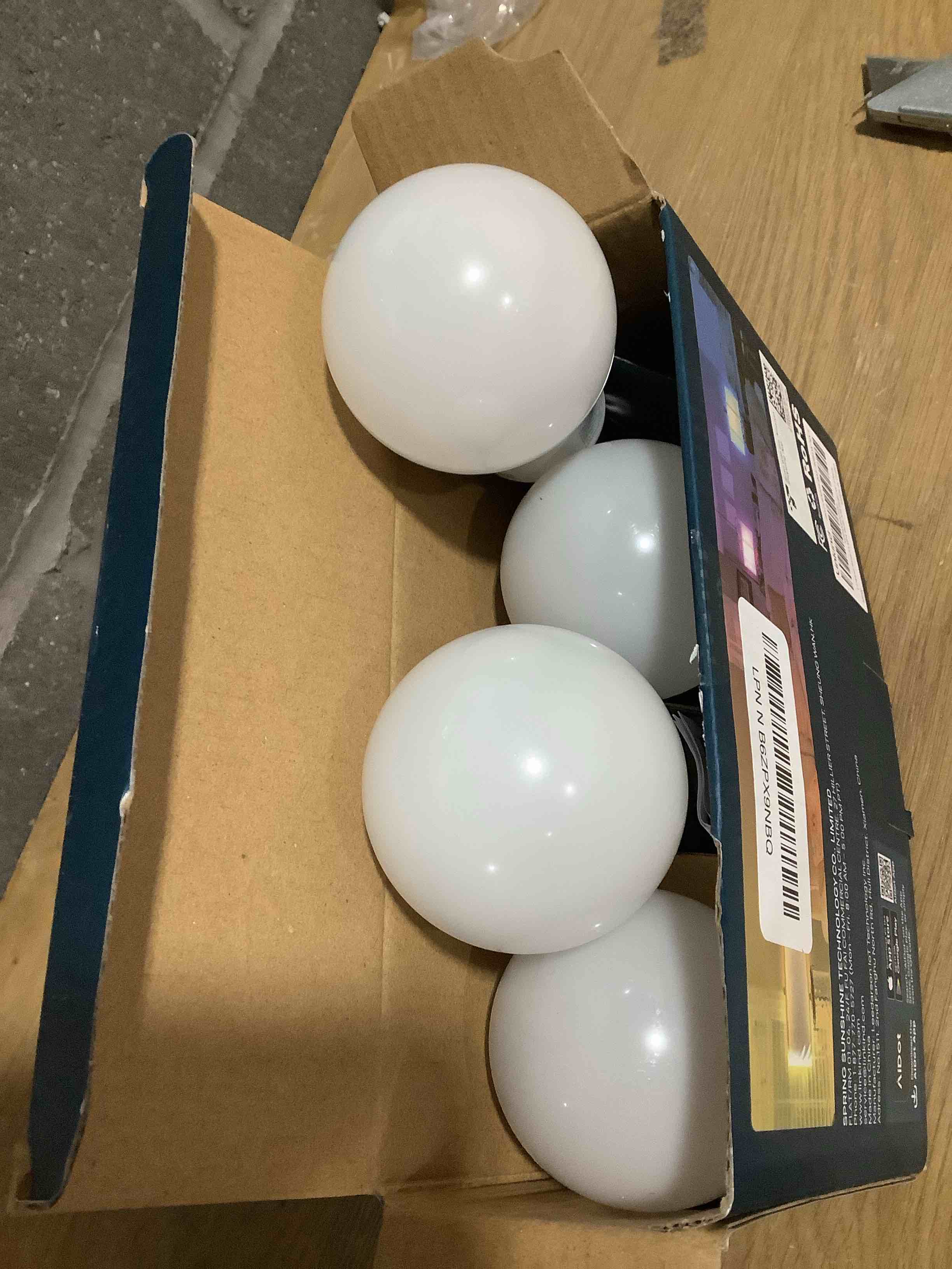 Condition photo showing Good Condition for Linkind Smart Light Bulbs, Smart Bulb That Work with Alexa & Google Home, LED Light Bulbs Color Changing, 104 Preset Scene, Music Sync, A19 E26 2.4GHz RGBTW WiFi Bluetooth Light Bulb 60W, 800LM, 4Pack 4 Count(Pack of 1)