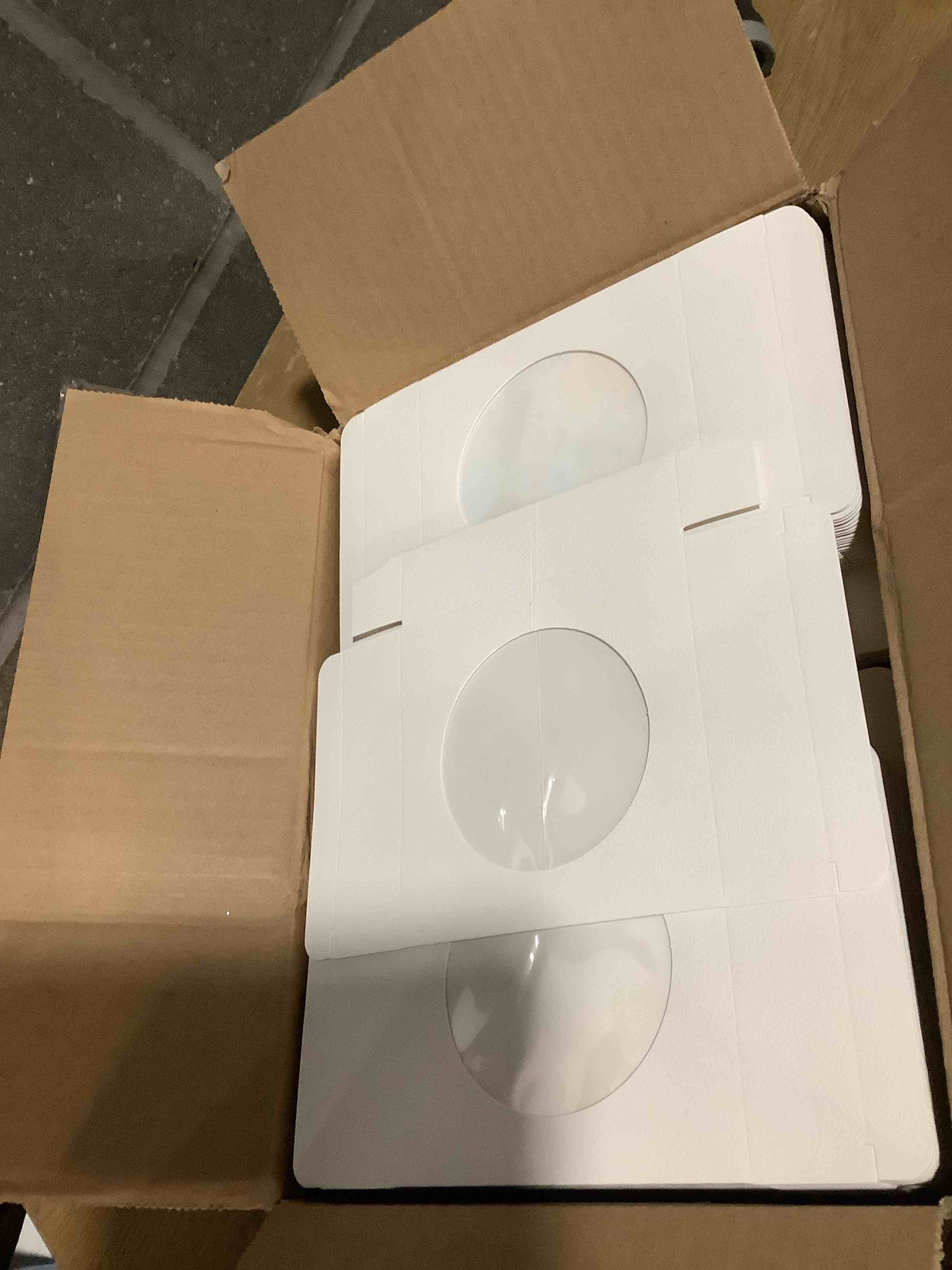 Condition photo showing New/Like New for RomanticBaking Valentine Cookies Boxes With Window 4 3/8" x 4 3/8" x 1 1/5" 100 Pack individul Pyo Small Gift Boxes Mini Dount/Pie Boxes 100 4 3/8"x4 3/8"x1 1/5"