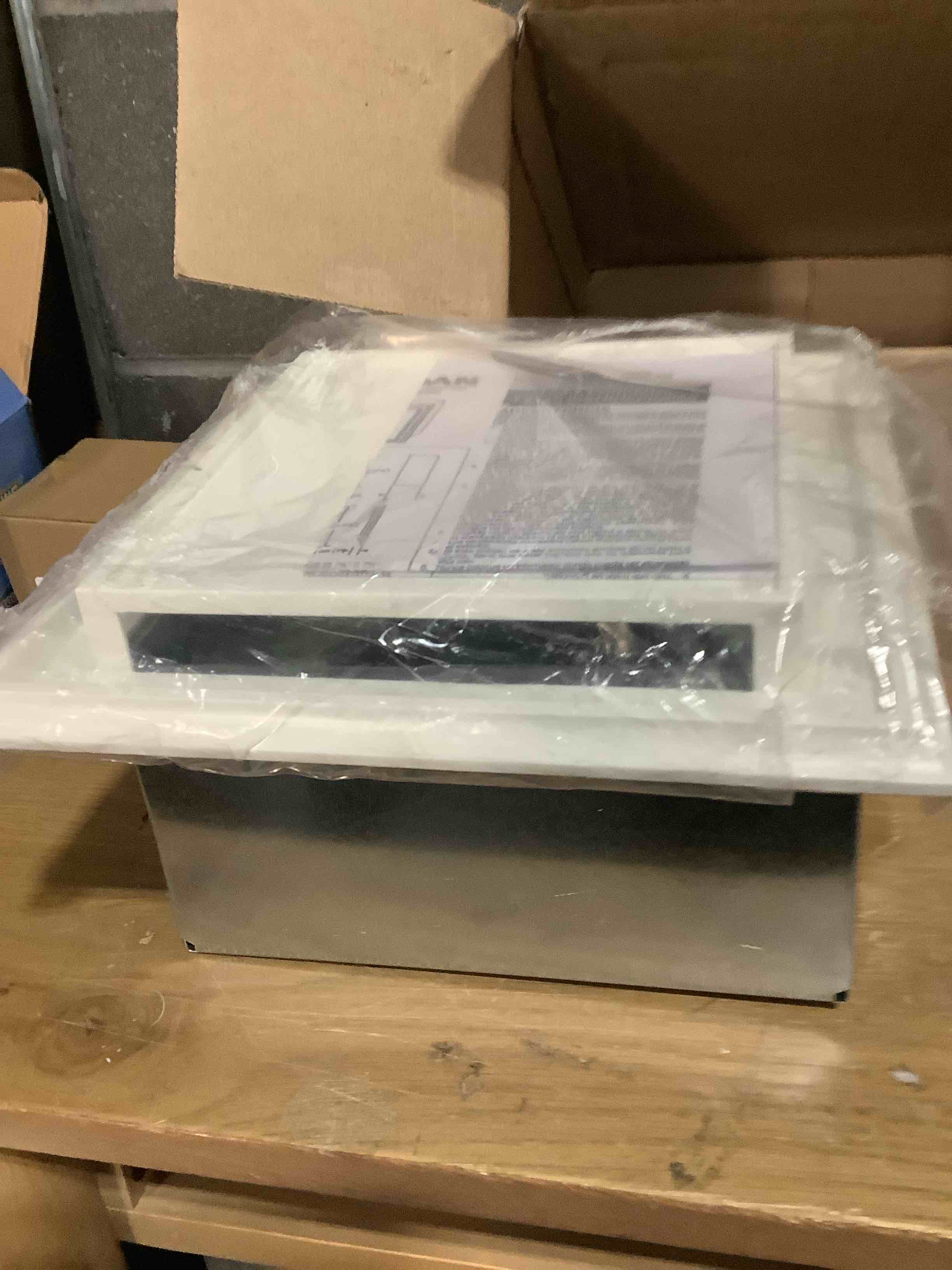 Condition photo showing Good Condition for Broan-Nutone 682 Duct-Free Ventilation Fan, White Square Ceiling or Wall Exhaust Fan with Plastic Grille