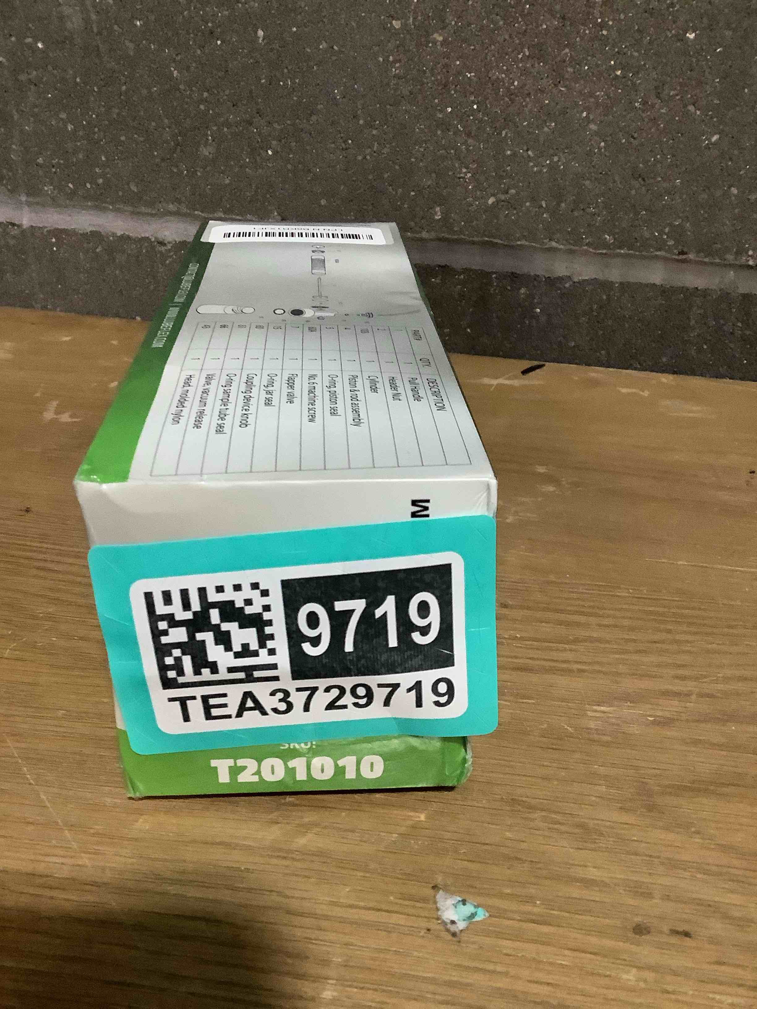 Condition photo showing New/Like New for Oil Sampling Pump - Made in USA - with Vacuum Release Valve - Compatible with 5/16-inch Hose, 1/4-inch Hose (Most commonly Used) and 3/16-inch Hose