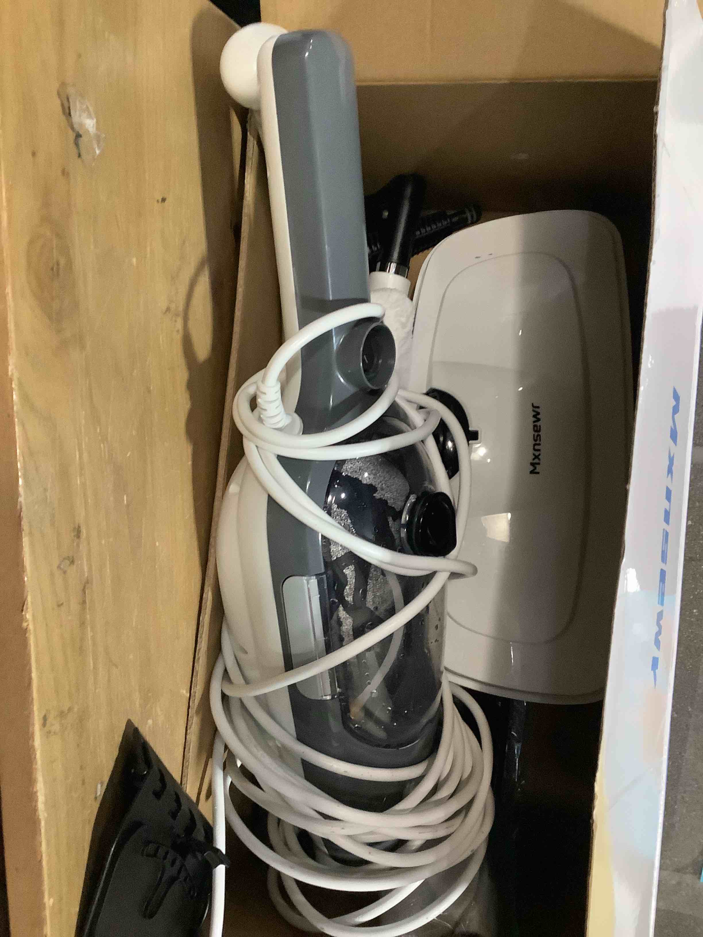 Condition photo showing As Is for Steam Mop - All-in-one Powerful Handheld Steam Cleaner Detachable Floor Steamer with 11 Accessories, MultiPurpose Steamer for Hardwood Floors, Clothes,Windows,Tiles,Carpet, Whole Home Use,Grey Gray