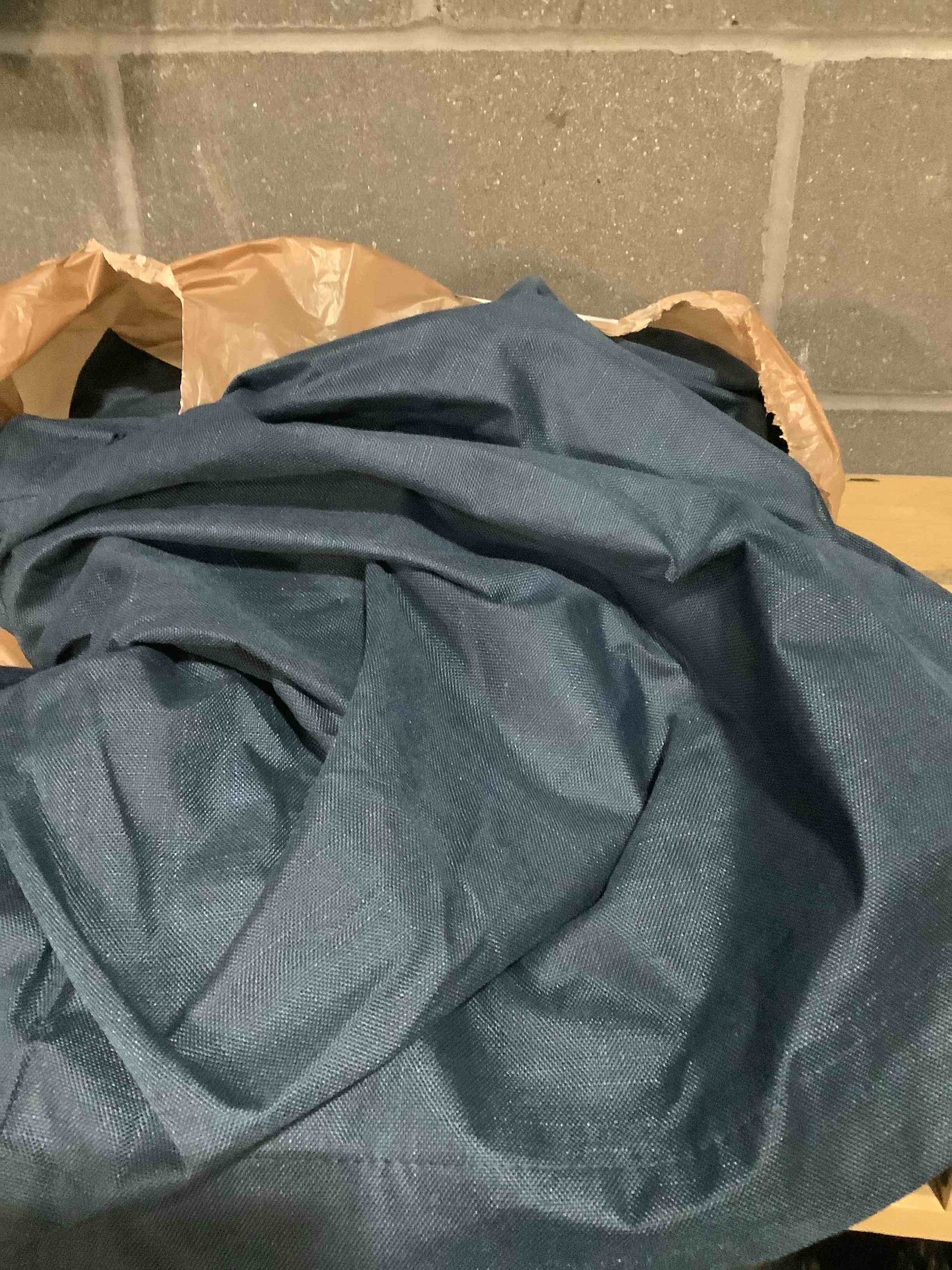 Condition photo showing Good Condition for Navy Blue Blackout Curtains for Living Room 84 Inch Length 2 Panel Set Back Tab Pocket Midnight Dark Blue Black Out Linen Window Drape Thermal Insulated Room Darkening Curtain for Bedroom Boys 84 Long 52"W x 84"L (Pack of 2) Navy Blue