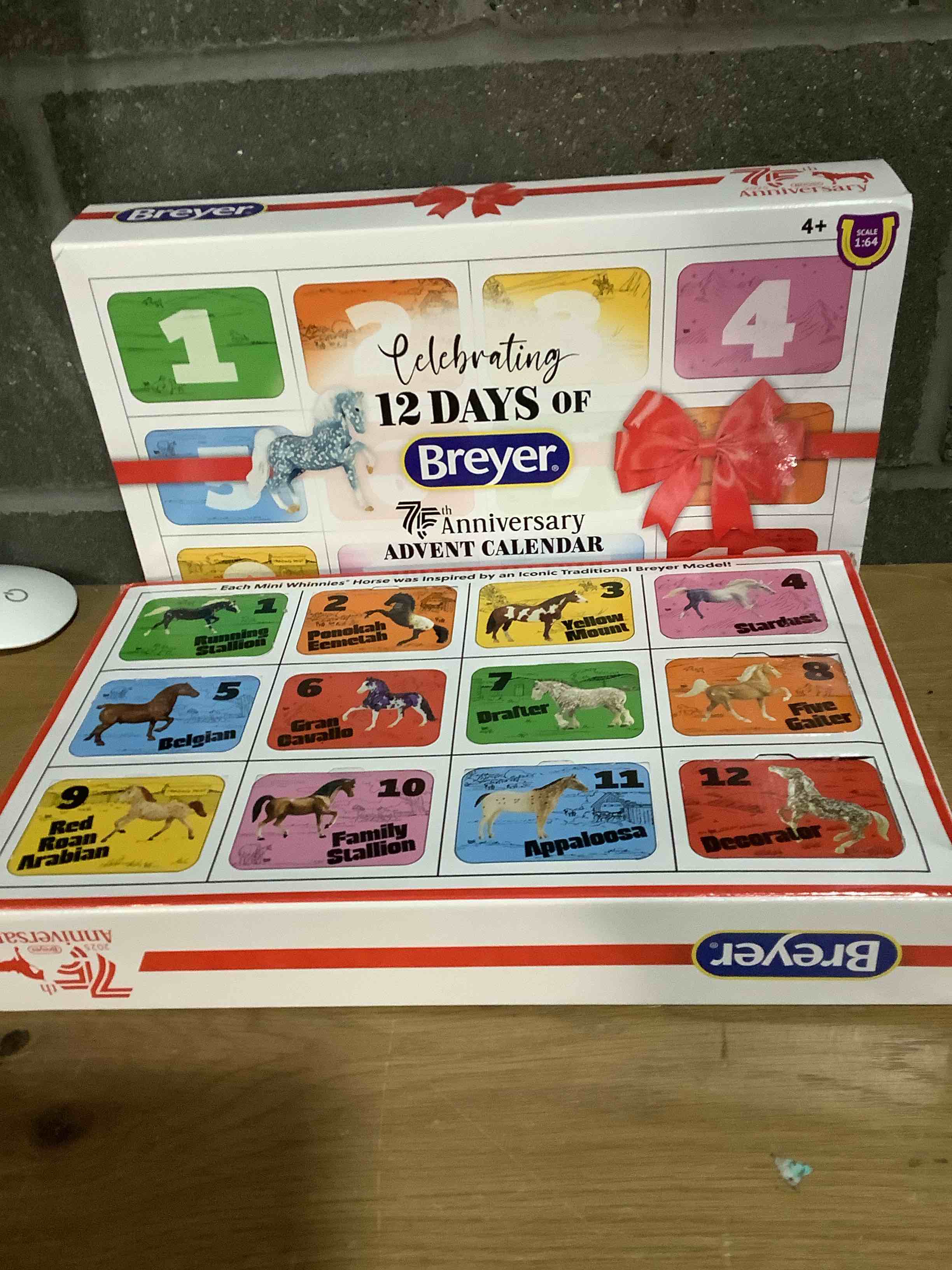 Condition photo showing New/Like New for Breyer's 75th Anniversary Edition | Celebrate 12 Days of Breyer | Model # B-HP-10325
