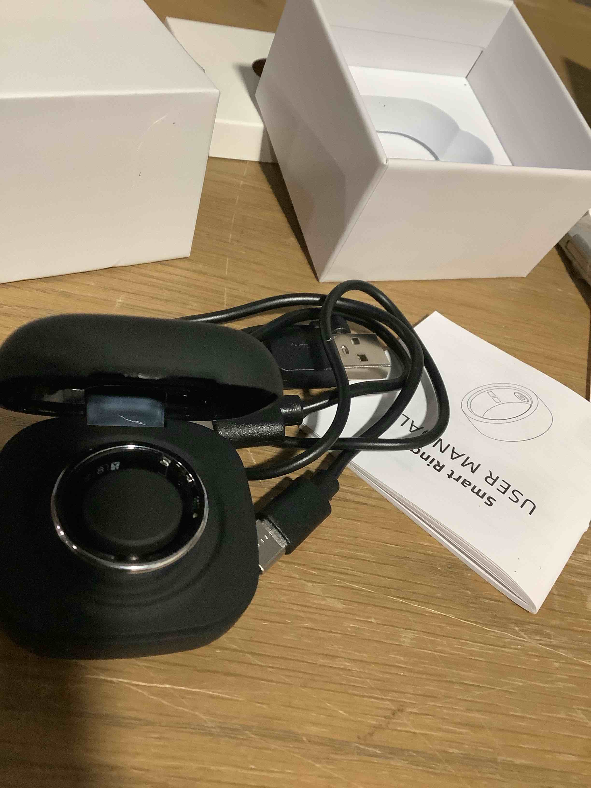 Condition photo showing New/Like New for Smart Ring for Women Men,Fitness Tracker Ring with Heart Rate, Sleep Monitoring, Blood Oxygen, Step Counting for iOS and Android, No Subscription Fee, Waterproof(Silver, 8) #8 Silver