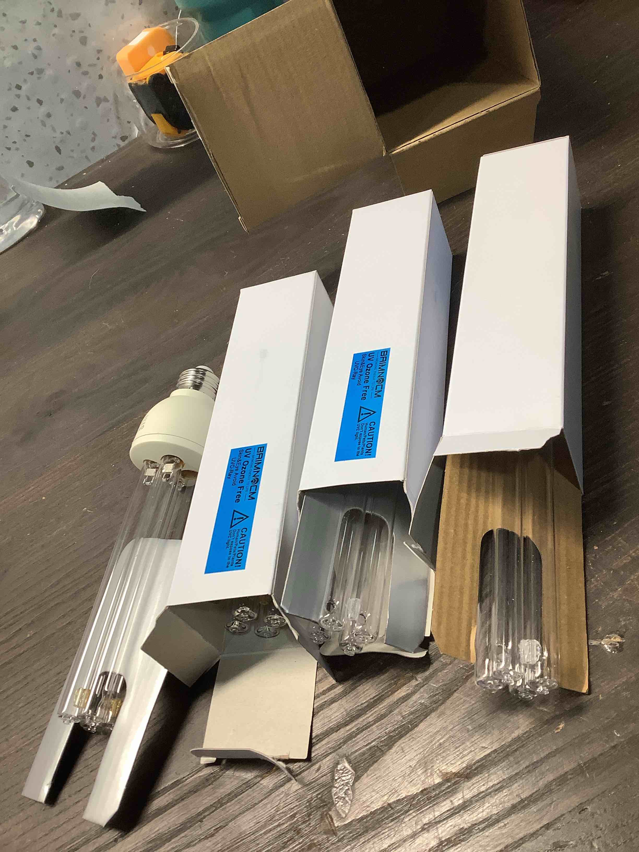 Condition photo showing Good Condition for BAIMNOCM UV Light Bulb Ozone Free, UVC Lamp 25 Watt, UV Disinfection Light, 254nm Weavelength UVC lamp Ultraviolet Light Bulb, E26 Base 4 Pack