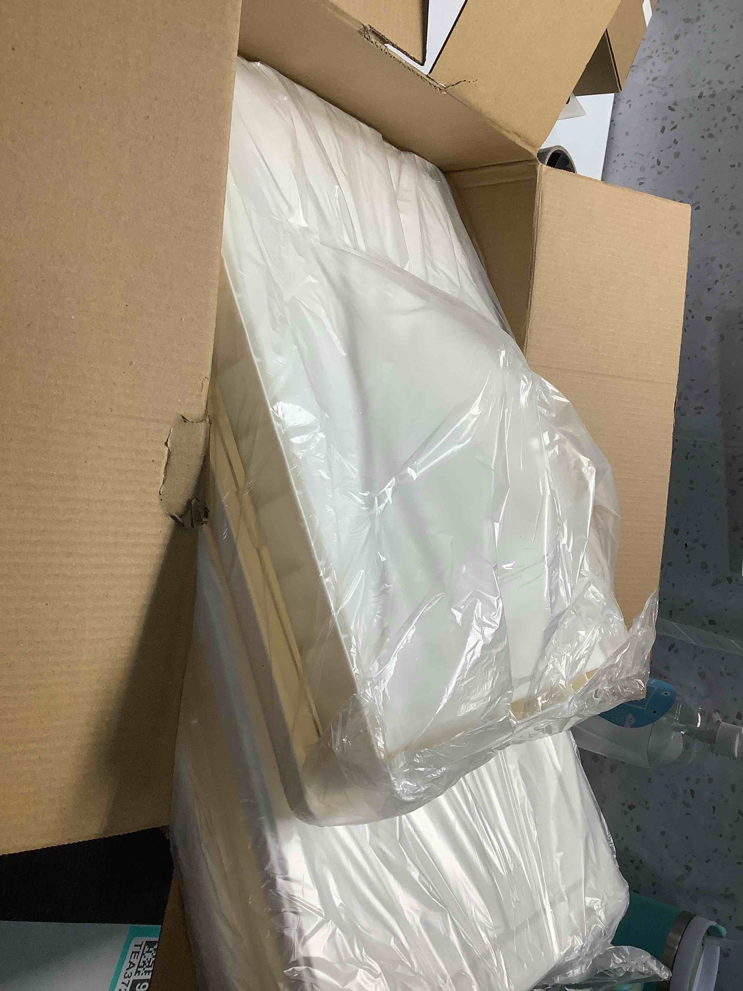 Condition photo showing Good Condition for Vaela Stackable Plastic Storage Bins with Lids,24QT Foldable Closet Organizers and Storage,3-Pack Storage Organizer, for Bedrooms, Living Rooms, Study