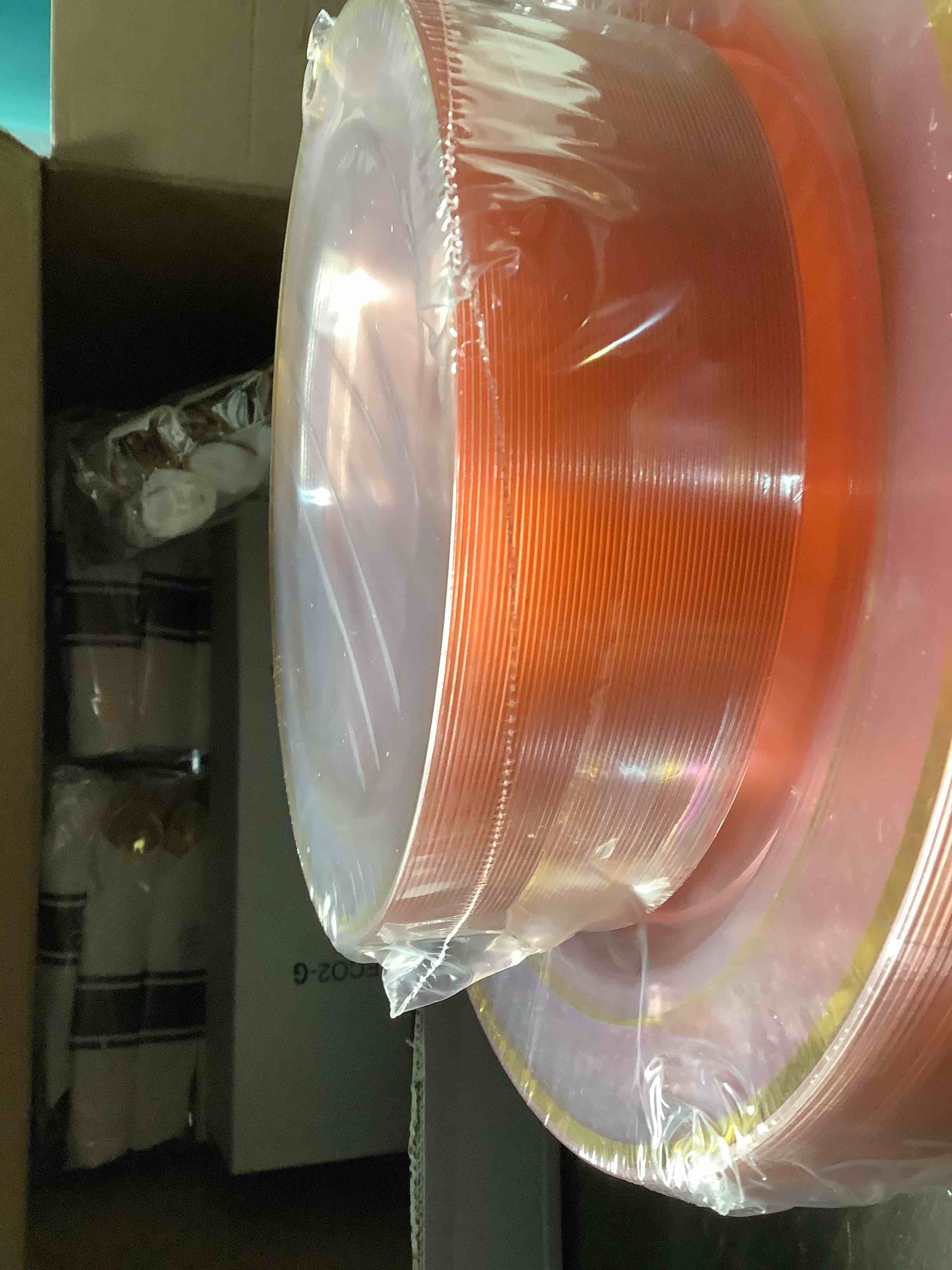 Condition photo showing Good Condition for WELLIFE 350Pcs Clear-Pink Plastic Dinnerware- Pink and Gold Plastic Dinnerware include 50 Dinner Plates, 50 Dessert Plates, 150 Gold Silverware, 50 Cups and 50 Napkins Perfect for Parties Clear Pink and Gold 350PCS?50 Guests?