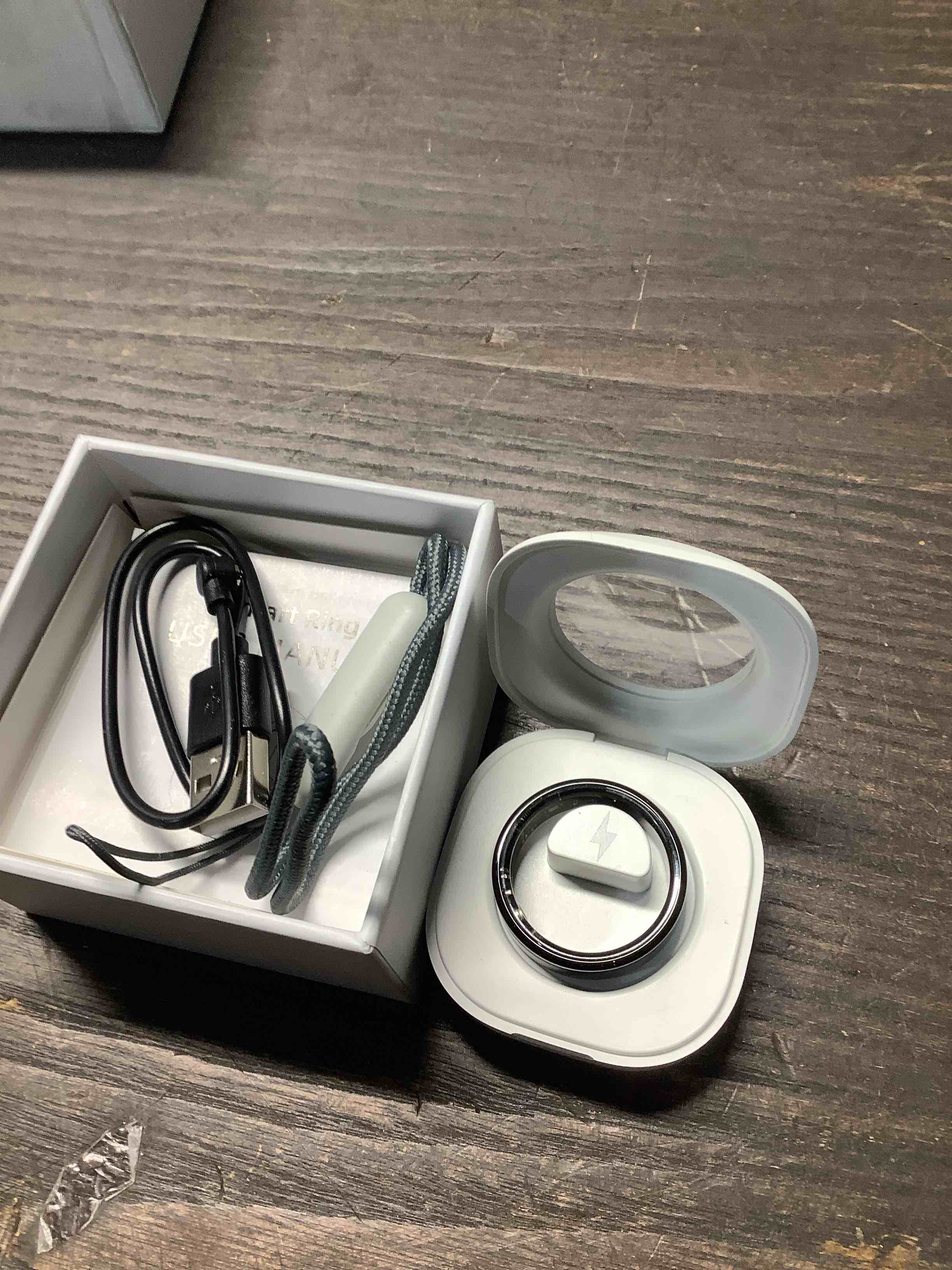 Condition photo showing Good Condition for Smart Health Ring for Women Men Fitness Tracker with Heart Rate, Blood Oxygen, Blood Pressure, Sleep Monitoring, Graphite 14