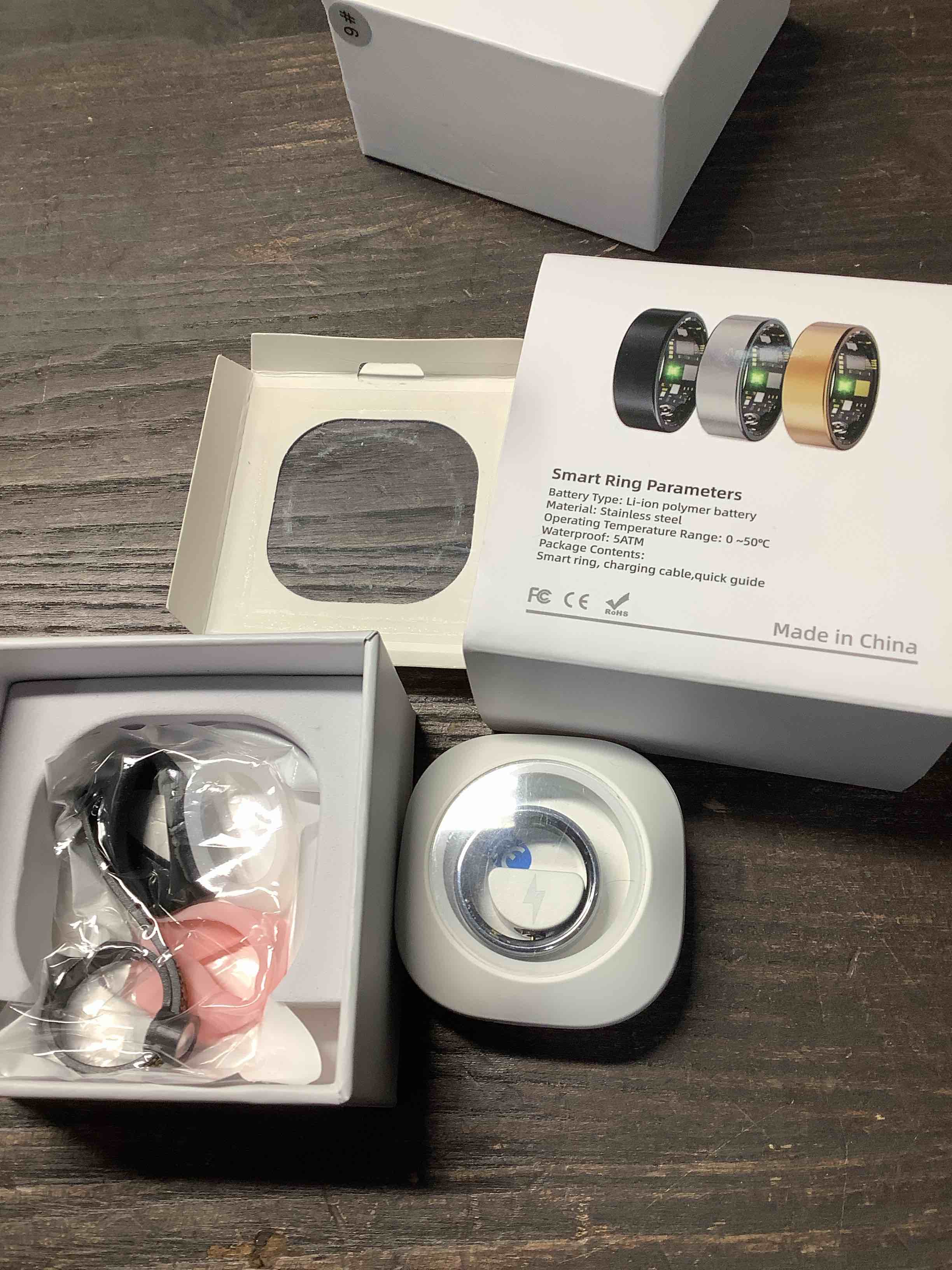 Condition photo showing Good Condition for Smart Ring for Women Men, Fitness Ring with Heart Rate, Blood Oxygen,Stress, Sleep Tracker, Step Tracker, Fit Ring No Subscription Fee, IP68 Waterproof Smart Ring for iPhone & Android (Gold, 14#)