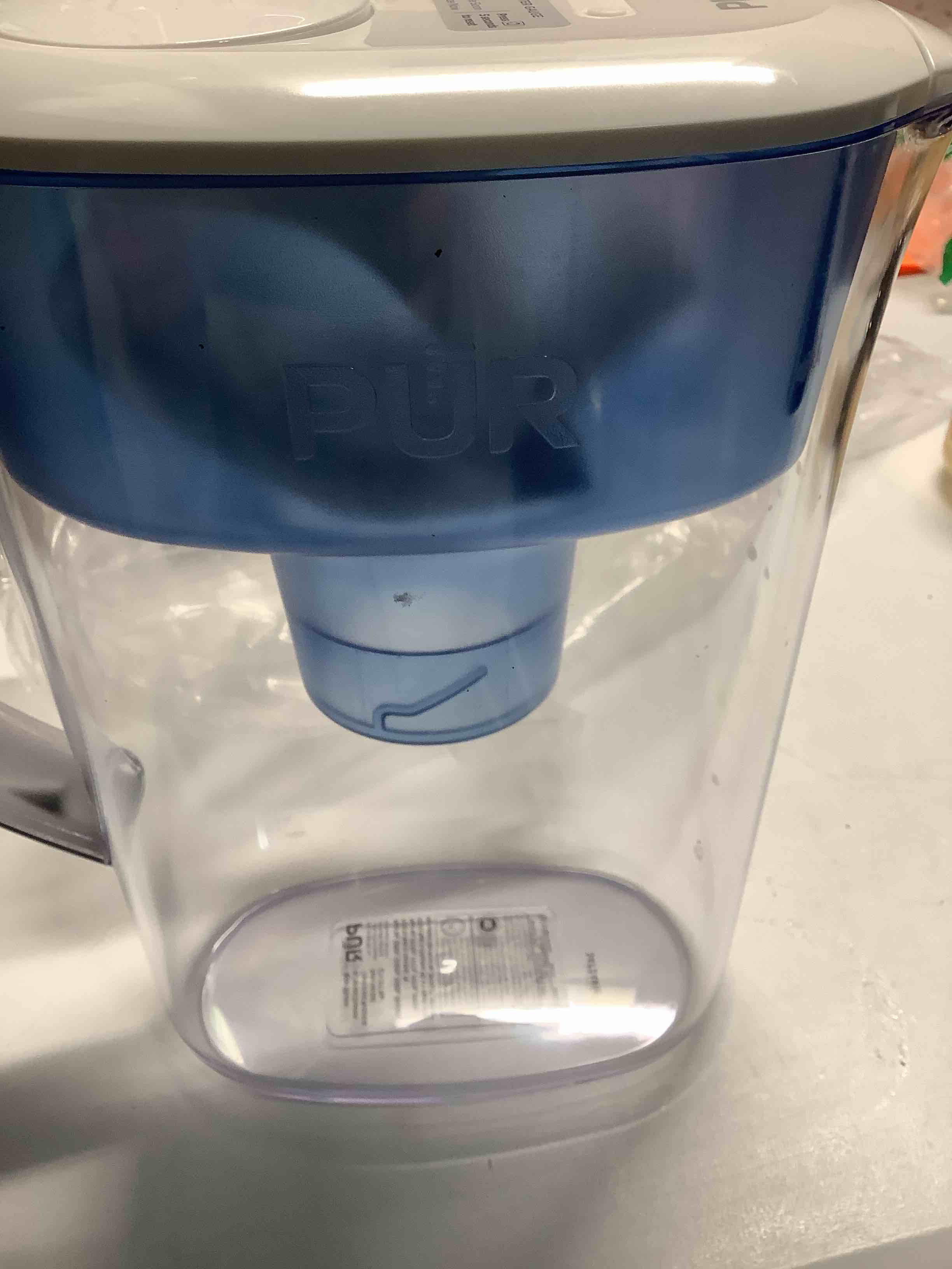 Condition photo showing Good Condition for PUR PLUS 7-Cup Water Filter Pitcher with 1 Lead-Reducing PUR Plus Filter, Dishwasher Safe, Powerful Filtration, Filter Change Indicator Light, White, PPT711W