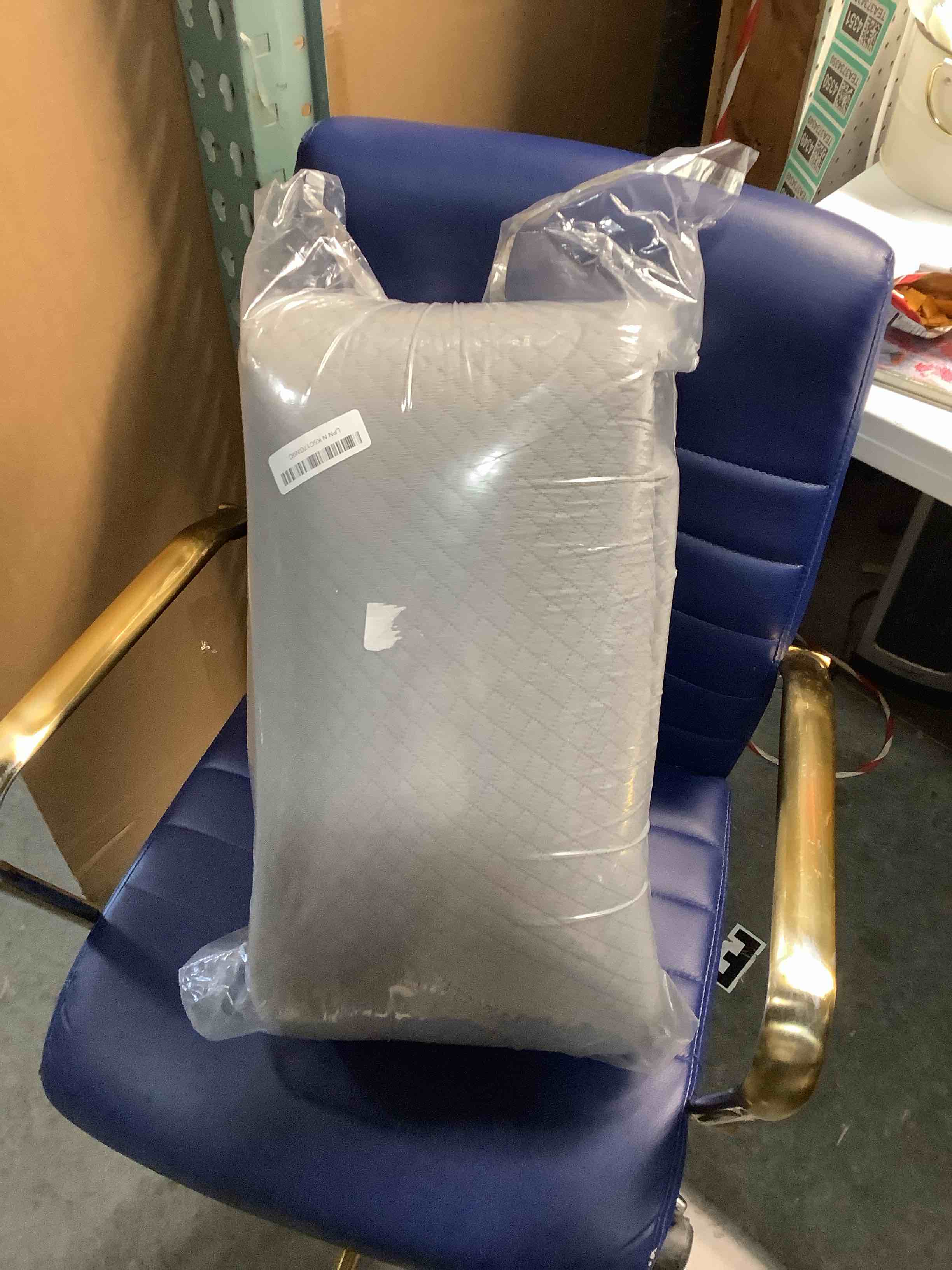 Condition photo showing Good Condition for Homemate King Size?76"x10"x6"? Bed Wedge Pillow for Headboard - Upgraded Bed Gap Filler King Between Mattress and Headboard - Wedge headboard Pillow - Grey Grey King