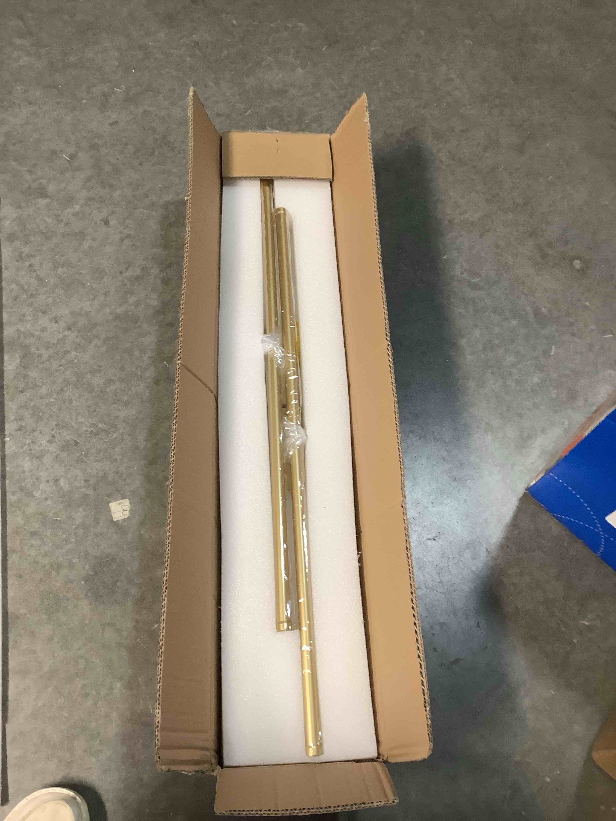Condition photo showing Good Condition for 27.8 Inch Hardwired Wall Sconces Set of Two, 3000K Warm White Dimmable Modern Wall Sconces, 350° Rotate LED Light Fixtures Wall Lamp for Bathroom Living Room Bedroom Bedside, Gold Matte Gold 27.8 Inches