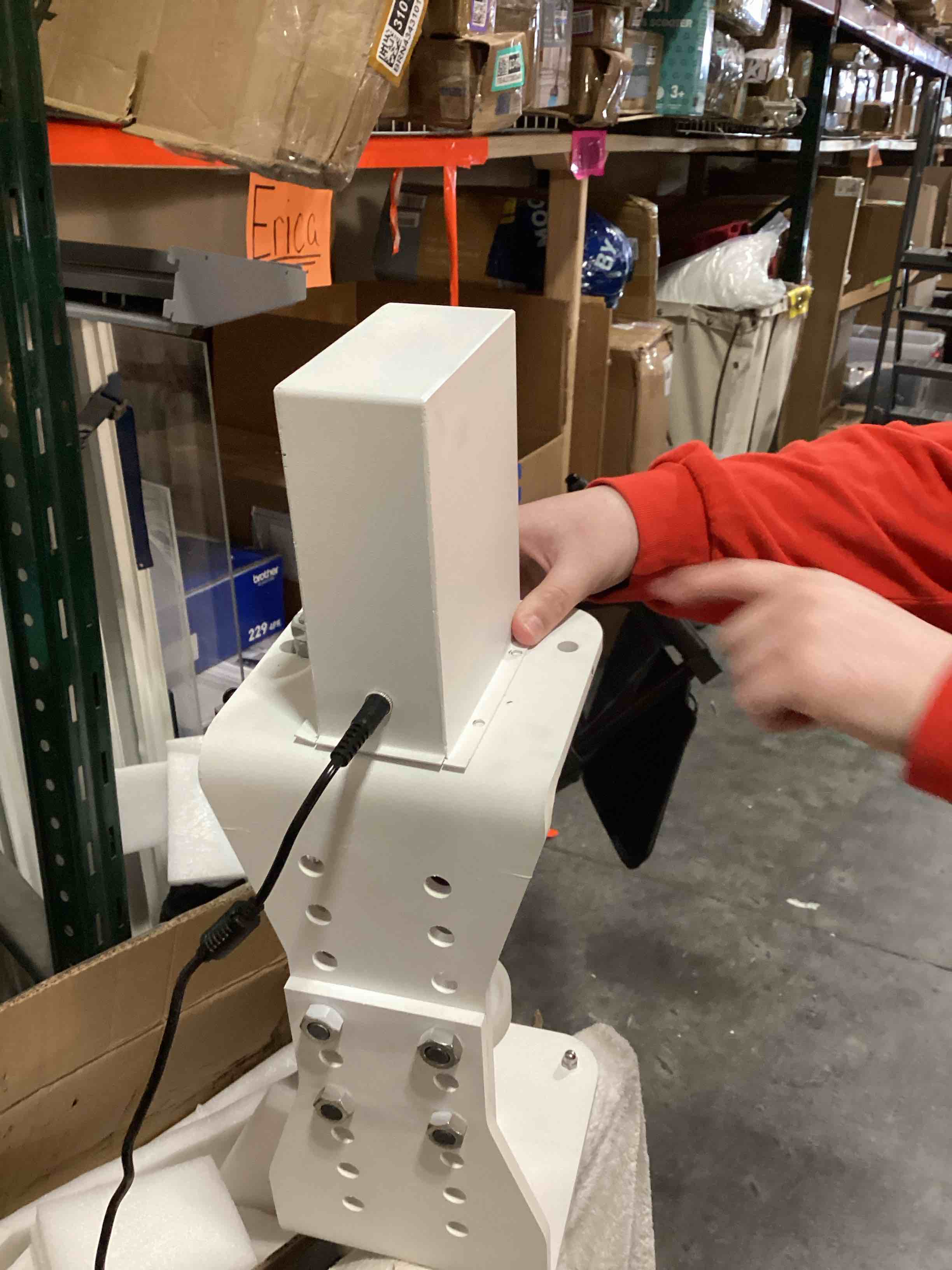 Condition photo showing Good Condition for Electric Soda Can Sealer, Manual Press Cap Seamer 2.4-6.7'' Height Adjustable for Plastic/Aluminum/Tin Cans, 2.2-3.9'' Dia Can Sealing Machine for Home Brewing, Milk Tea, Juice Beverage Packaging