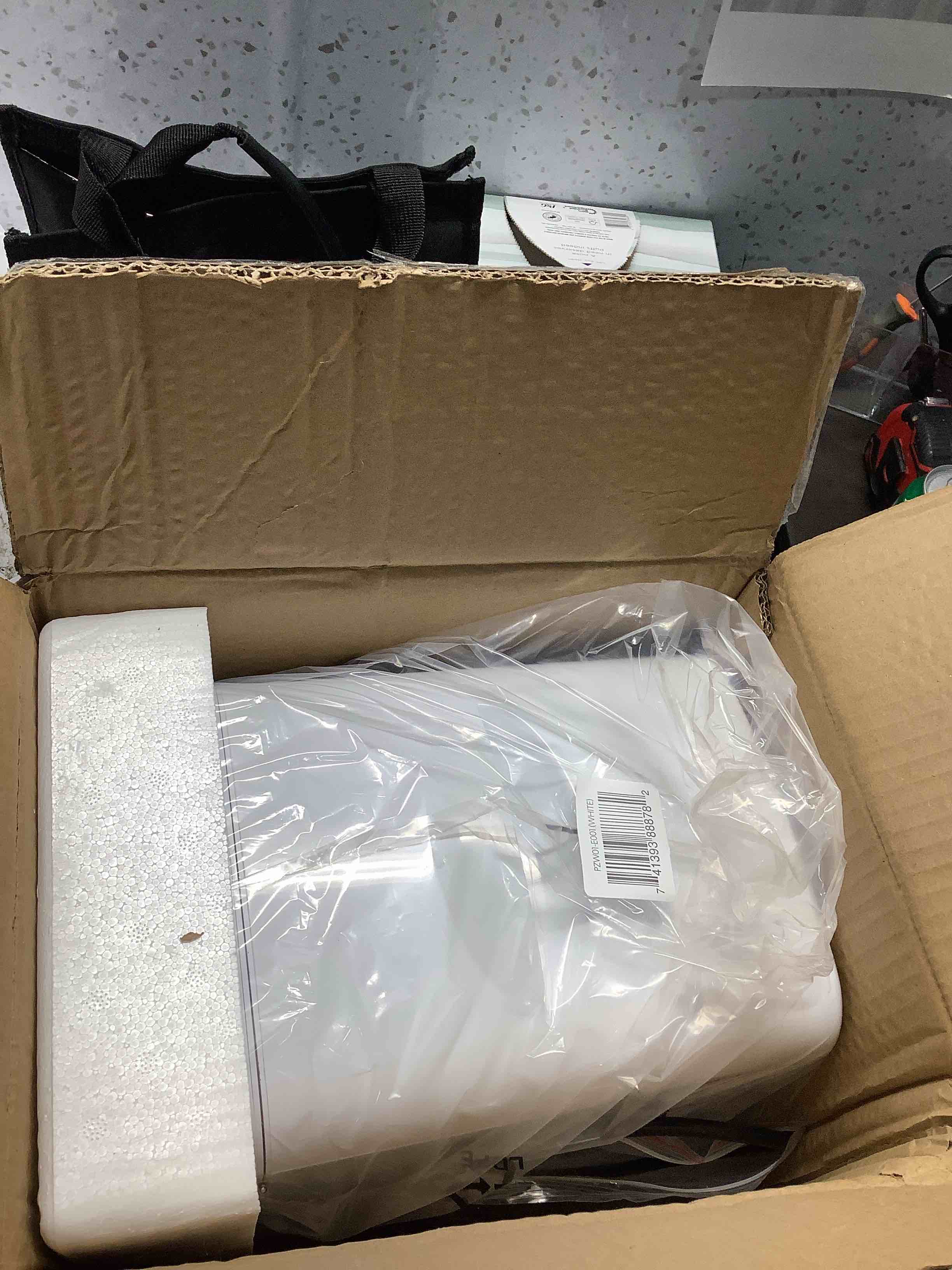 Condition photo showing Good Condition for Mini Fridge Skincare with Dimmable LED Light Mirror, 4L/6Can Mini Fridge for Skincare and Makeup, Cooler & Warmer, Portable Mini Fridge for Bedroom, Office, Dorm and Car, White