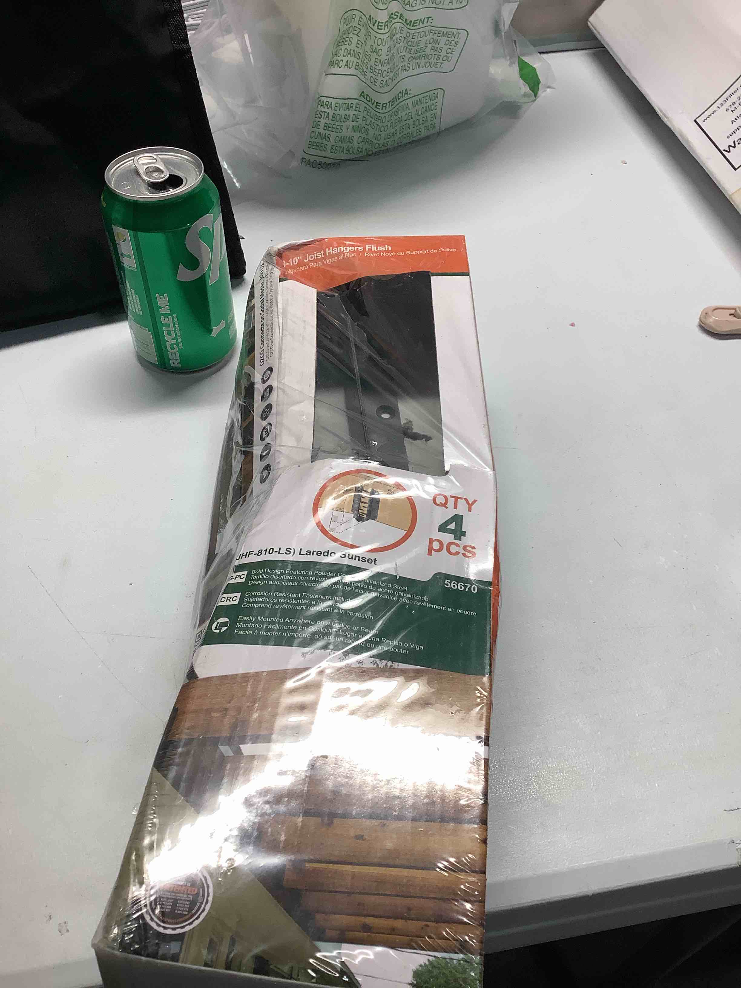 Condition photo showing Good Condition for Ozco Building Products 56677 Laredo Sunset 8-inch Post to Beam Coupler (2 per Pack) , Black