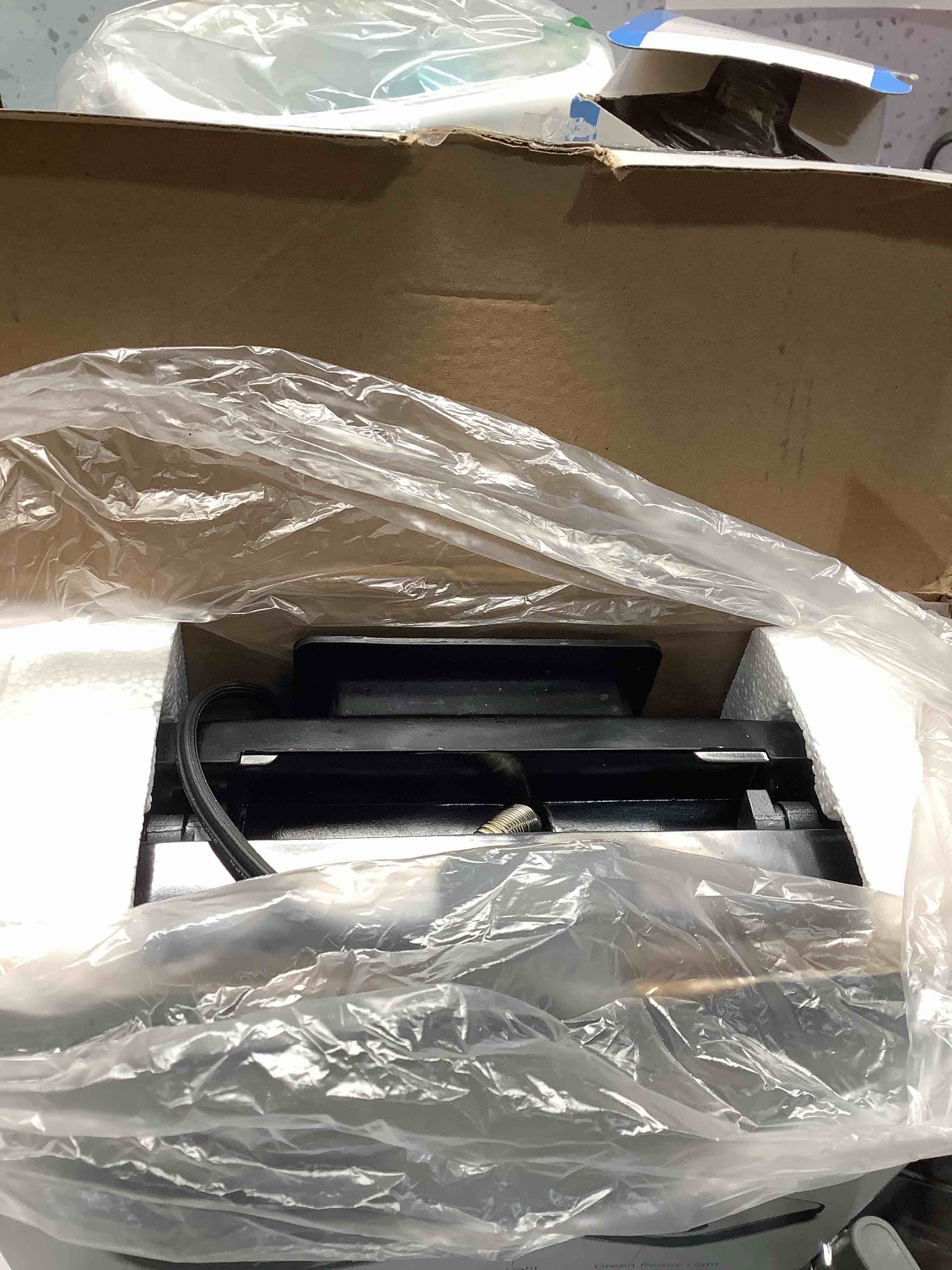 Condition photo showing Good Condition for Elite Gourmet ESM2207XSS Sandwich Panini Maker Grilled Cheese, Machine Tuna Melt Omelets Non-stick Cooking Surface, 2 Slice, 750 Watts, Stainless Steel