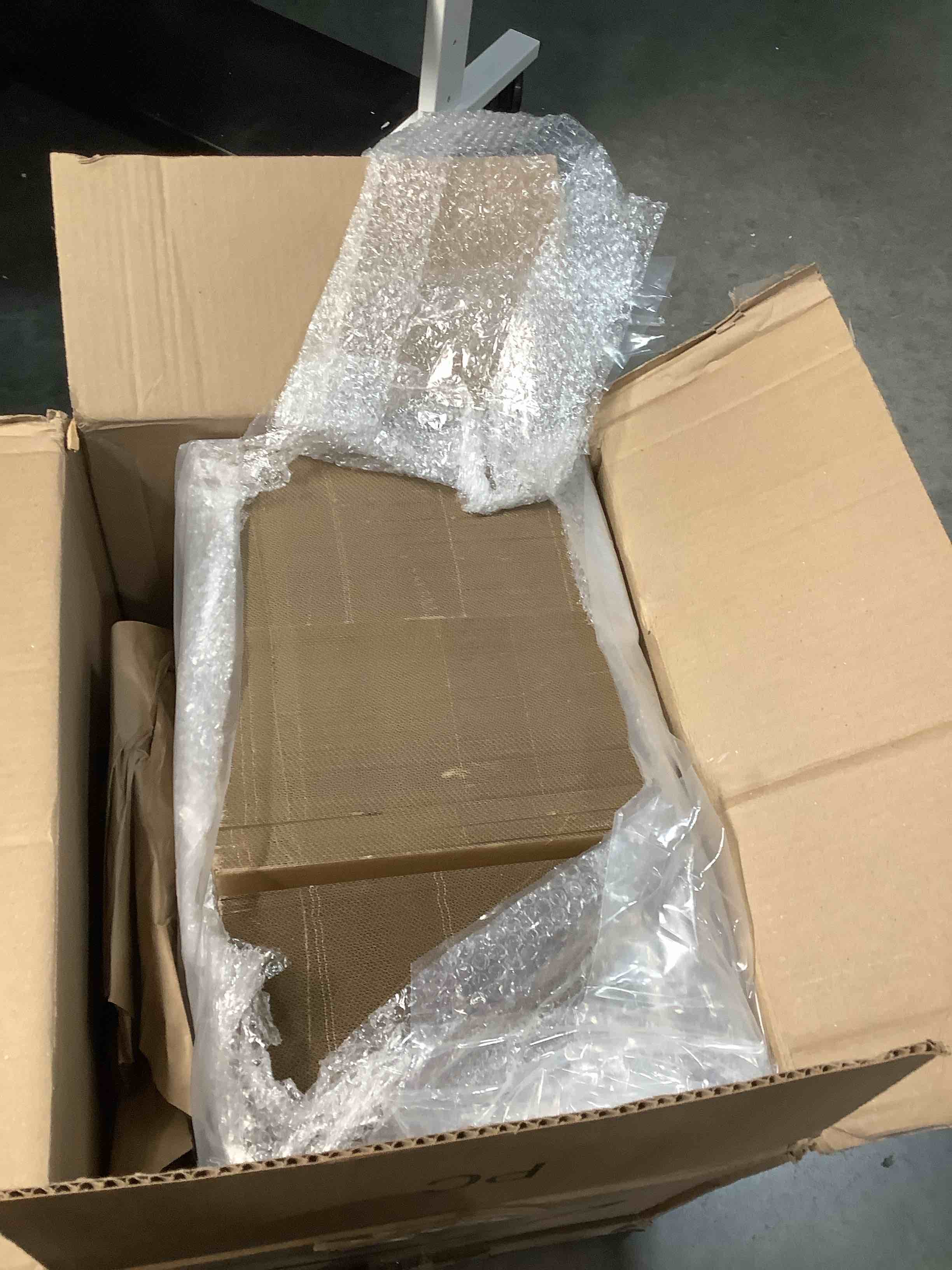 Condition photo showing Good Condition for 100 Pack 12x12 Inch Flat Corrugated Cardboard Sheets - 0.07 Inch Thick Square Thin Cardboard Padding Inserts for Crafts, Mailers, Box Dividers, Drawing & DIY Projects