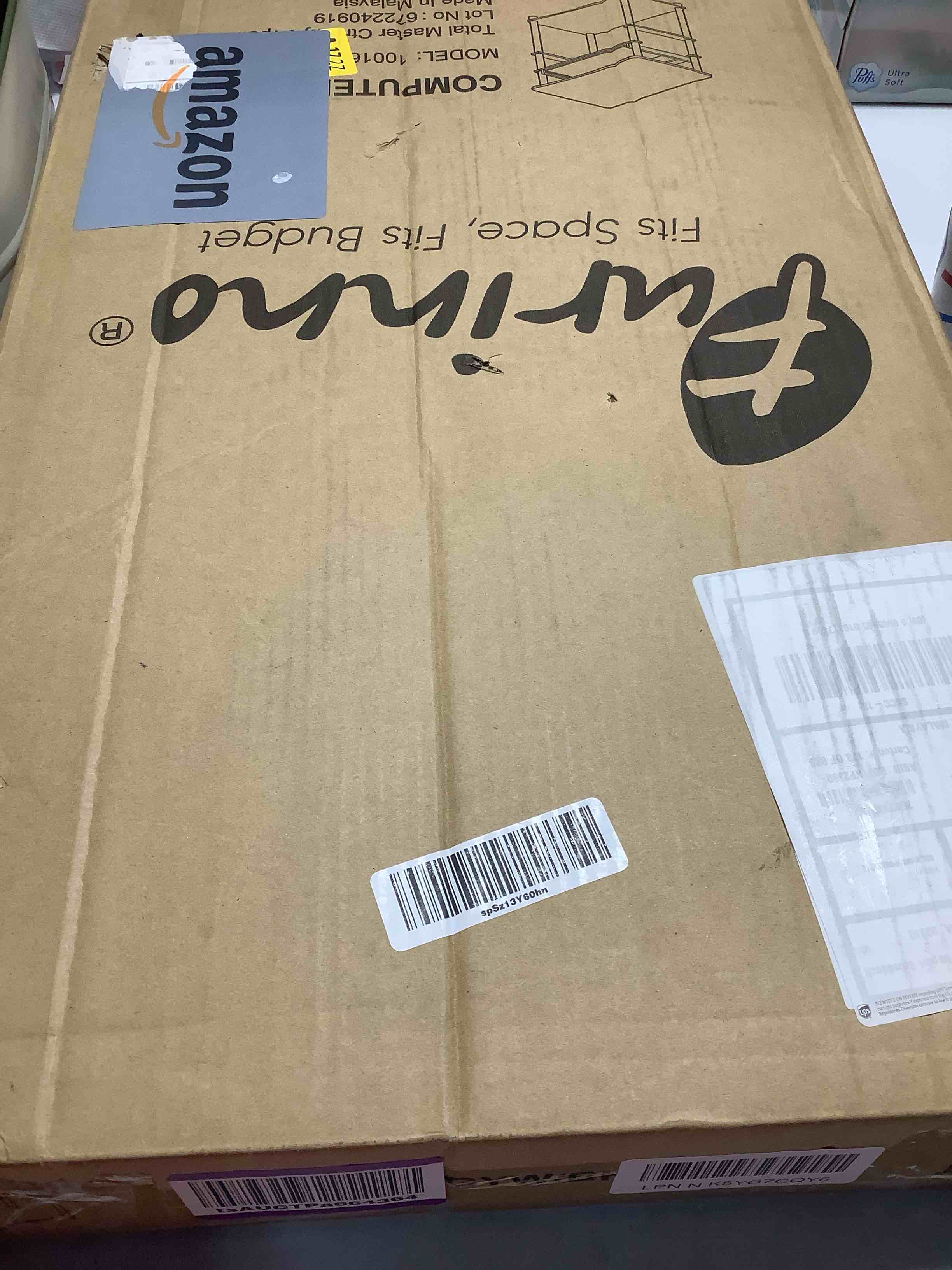 Condition photo showing Good Condition for Furinno Home Computer Desk, Espresso/Black