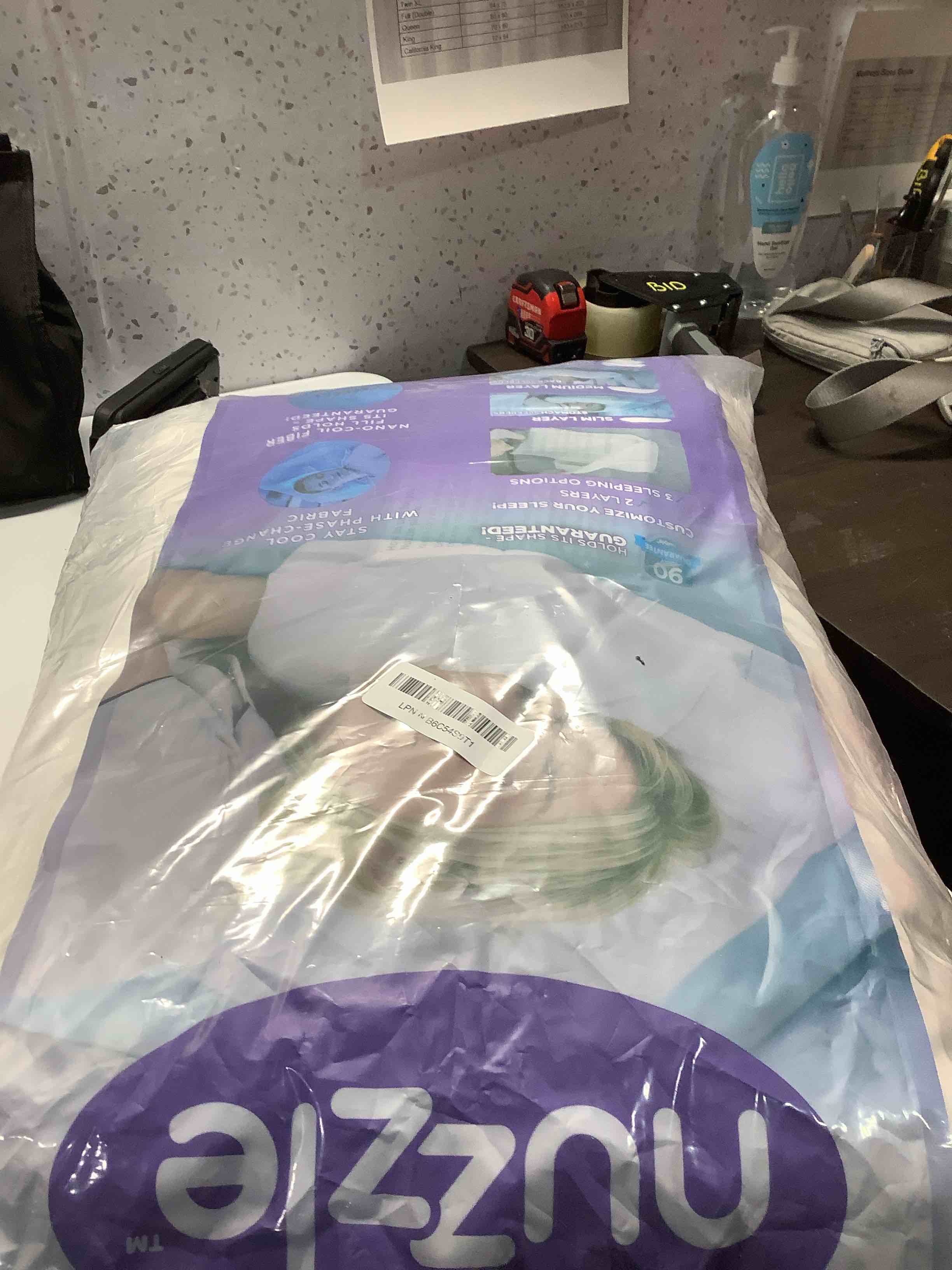 Condition photo showing Good Condition for Nuzzle Cooling Adjustable Pillow for Side Sleepers, Luxury Standard Size Bed Pillow Hotel Collection - Best Adjust Height Soft Firm Pillow for Back, Stomach or Side Sleepers - Home Gifts