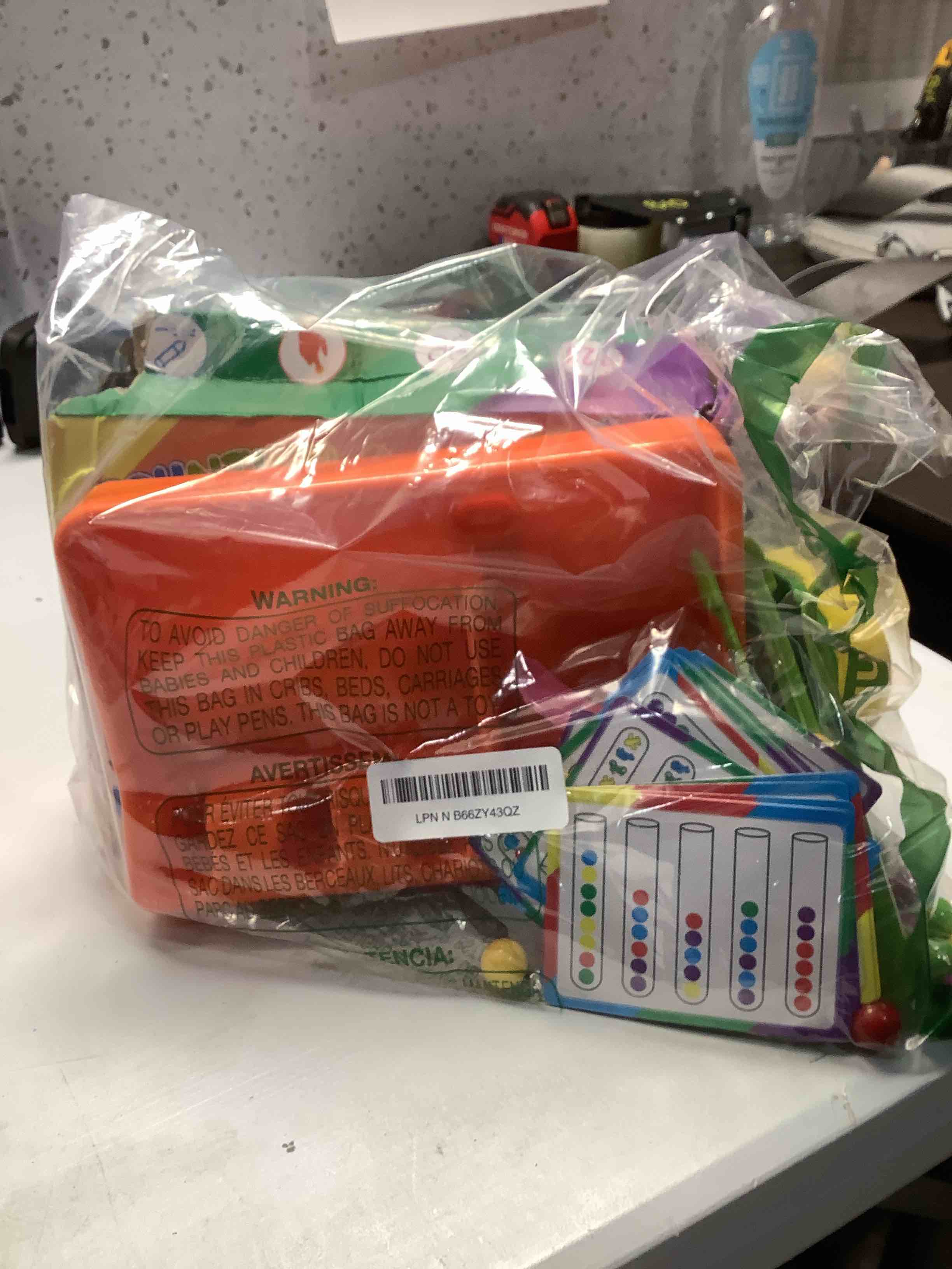 Condition photo showing Good Condition for Aizweb Counting and Color Sorting Toys for Toddlers, Montessori Toys Preschool Kindergarten Learning Activities,STEM Math Manipulatives Matching Games Educational Learning Fine Motor Skills
