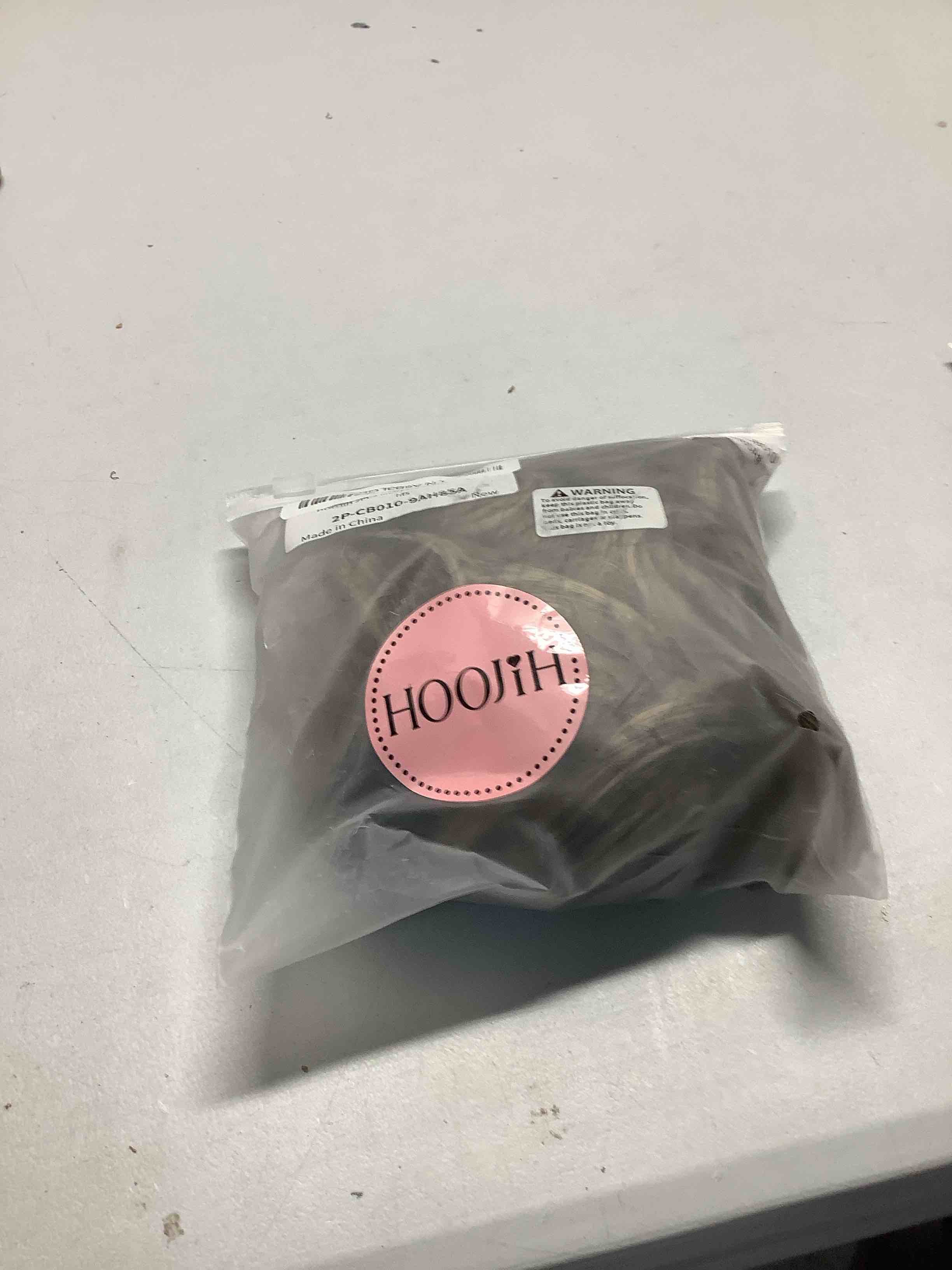 Condition photo showing Good Condition for HOOJIH 2PCS Messy Bun Hair Piece, Tousled Updo with Tendrils Hair Bun Extensions Wavy Curly Hair Wrap Ponytail Hairpieces for Women HB010 Dasiy - Hazelnut Blonde with Platinum Blonde Highlights 2 Pack Hazelnut Blonde with Platinum Blonde Highlights