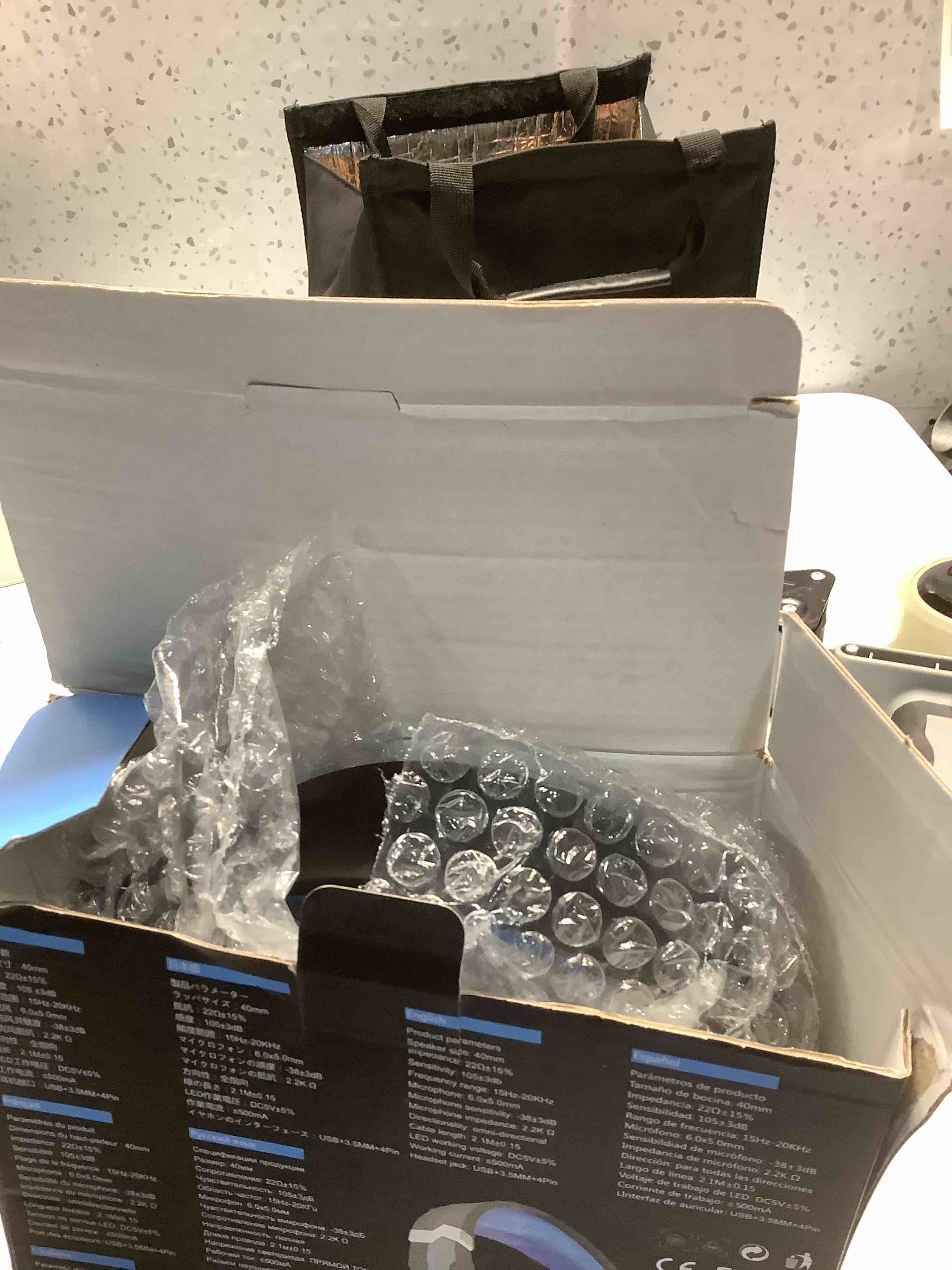 Condition photo showing Good Condition for BENGOO G9000 Stereo Gaming Headset for PS4 PC Xbox One PS5 Controller, Noise Cancelling Over Ear Headphones with Mic, LED Light, 7.1 Surround Sound, Soft Memory Earmuffs for Nintendo Xbox Series X|S Blue