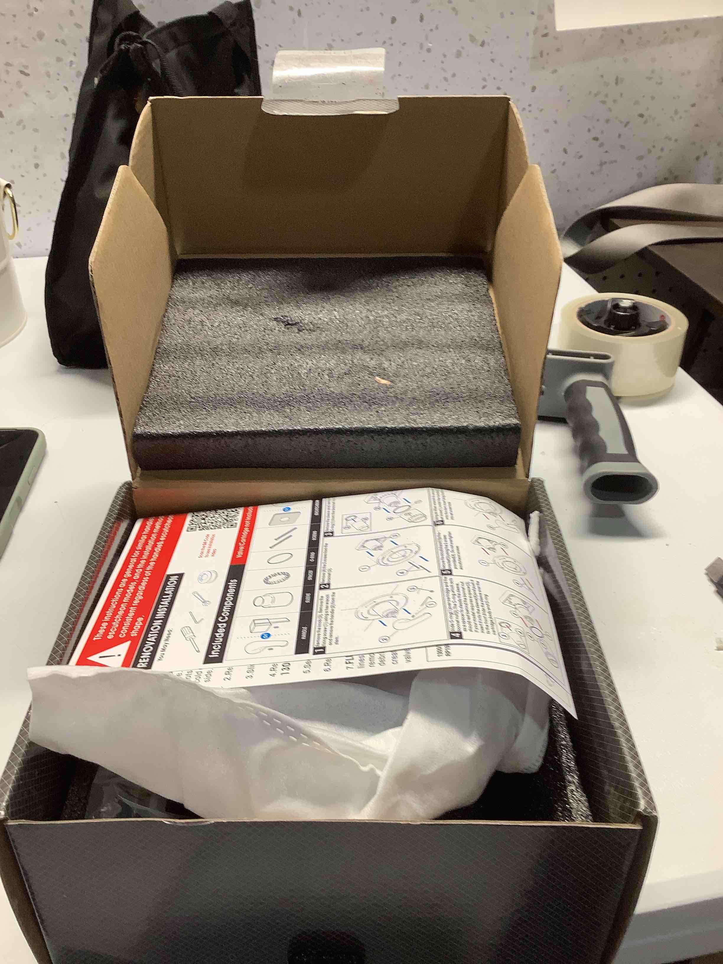 Condition photo showing Good Condition for Shower Trim Kit Compatible with 13/14 Series, Shower Cover Plate with Handle, Chrome(Valve& Catridge Not Inclued)