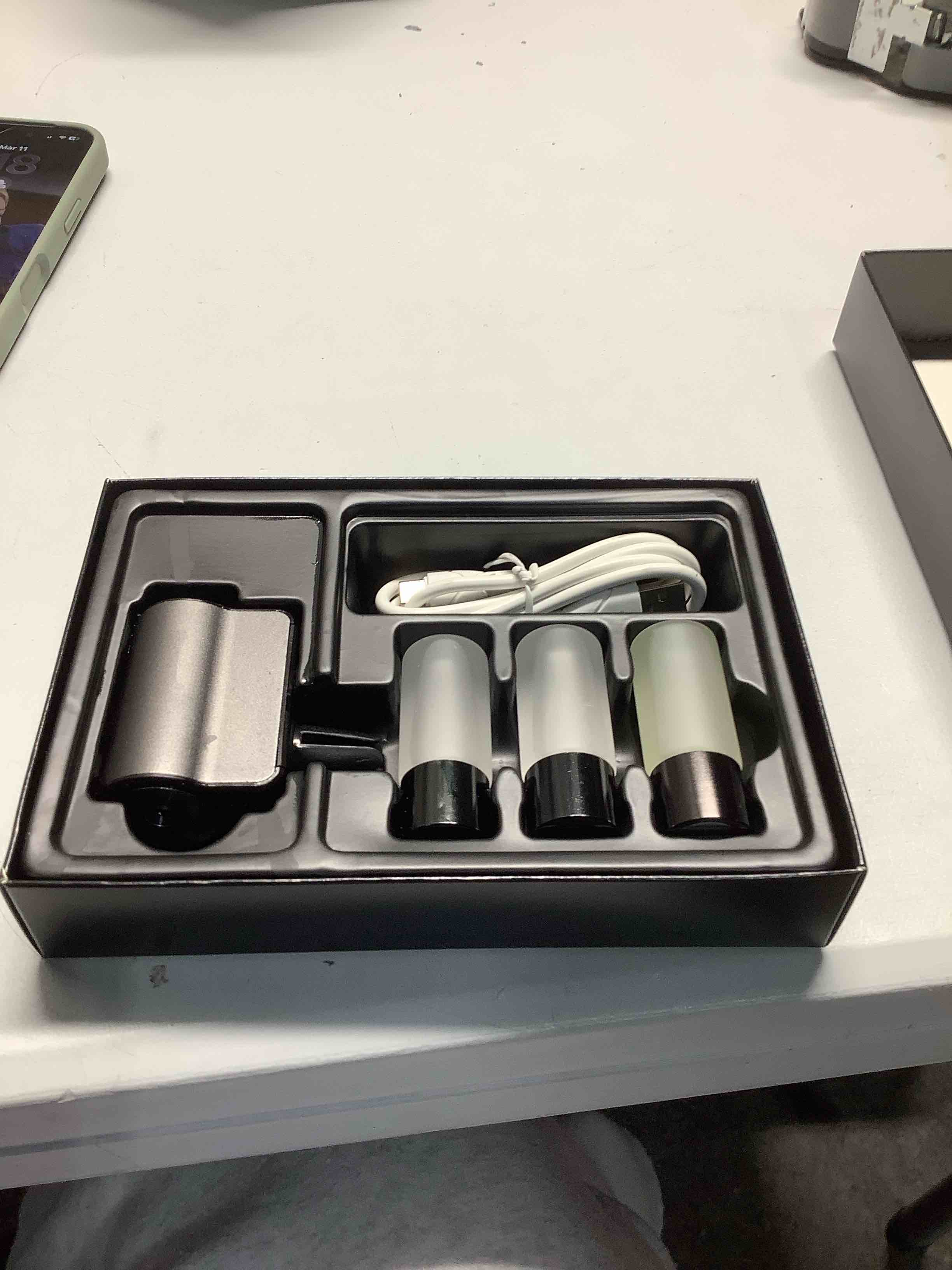 Condition photo showing Good Condition for Car Air Freshener Diffuser, Smart Car Air Freshener, Car Diffuser Air Freshener with Three Adjustable Modes, Aromatizante Para Carro with 3pcs Essential Oil, Car Fresheners Long Lasting