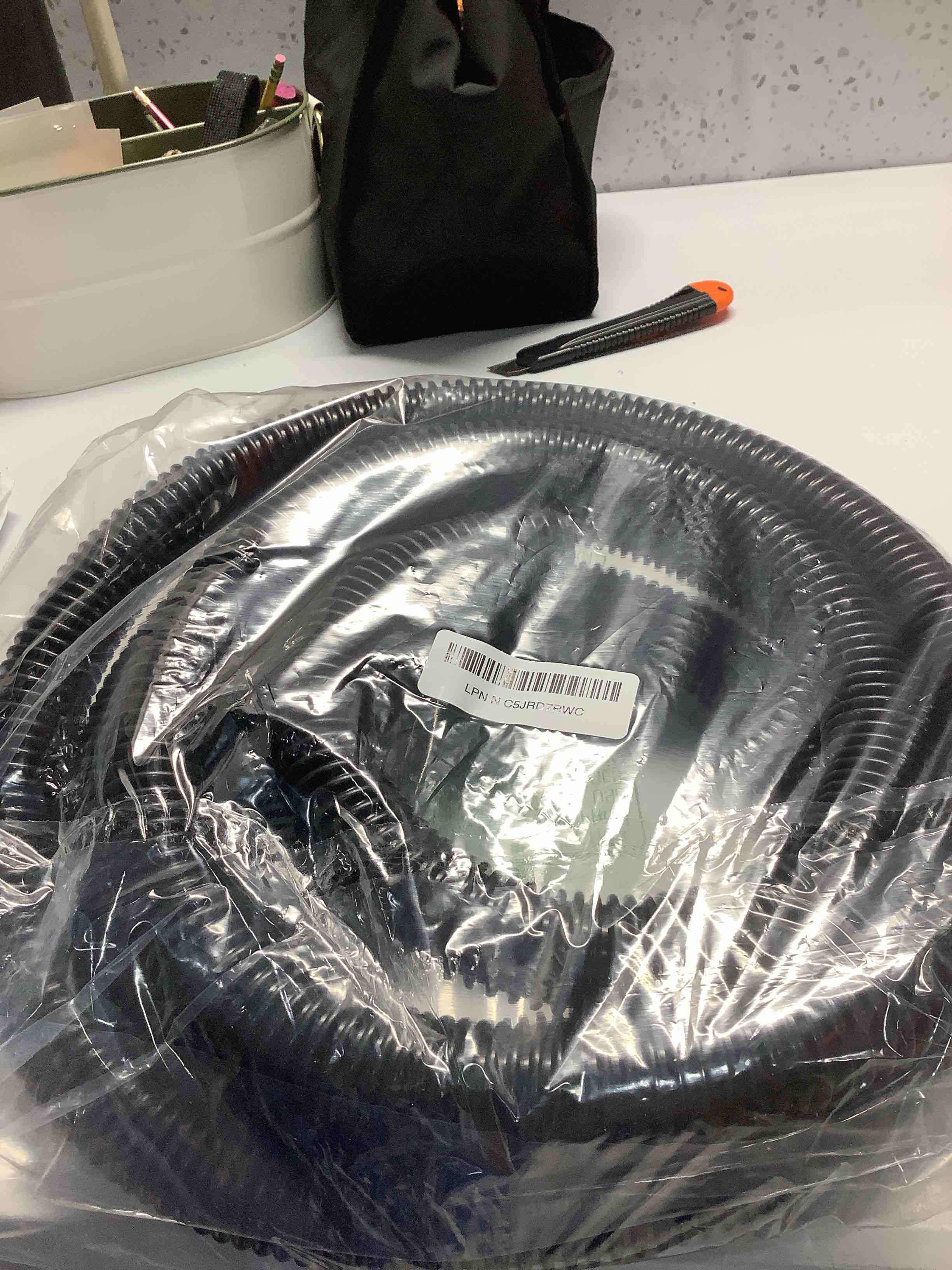 Condition photo showing Good Condition for POWERTEC 70356 10 ft. Vacuum Hose Dust Collection Kit for Woodworking Power Tools, Wet/Dry Work Shop Vacuums, Miter Saw and Table Saw
