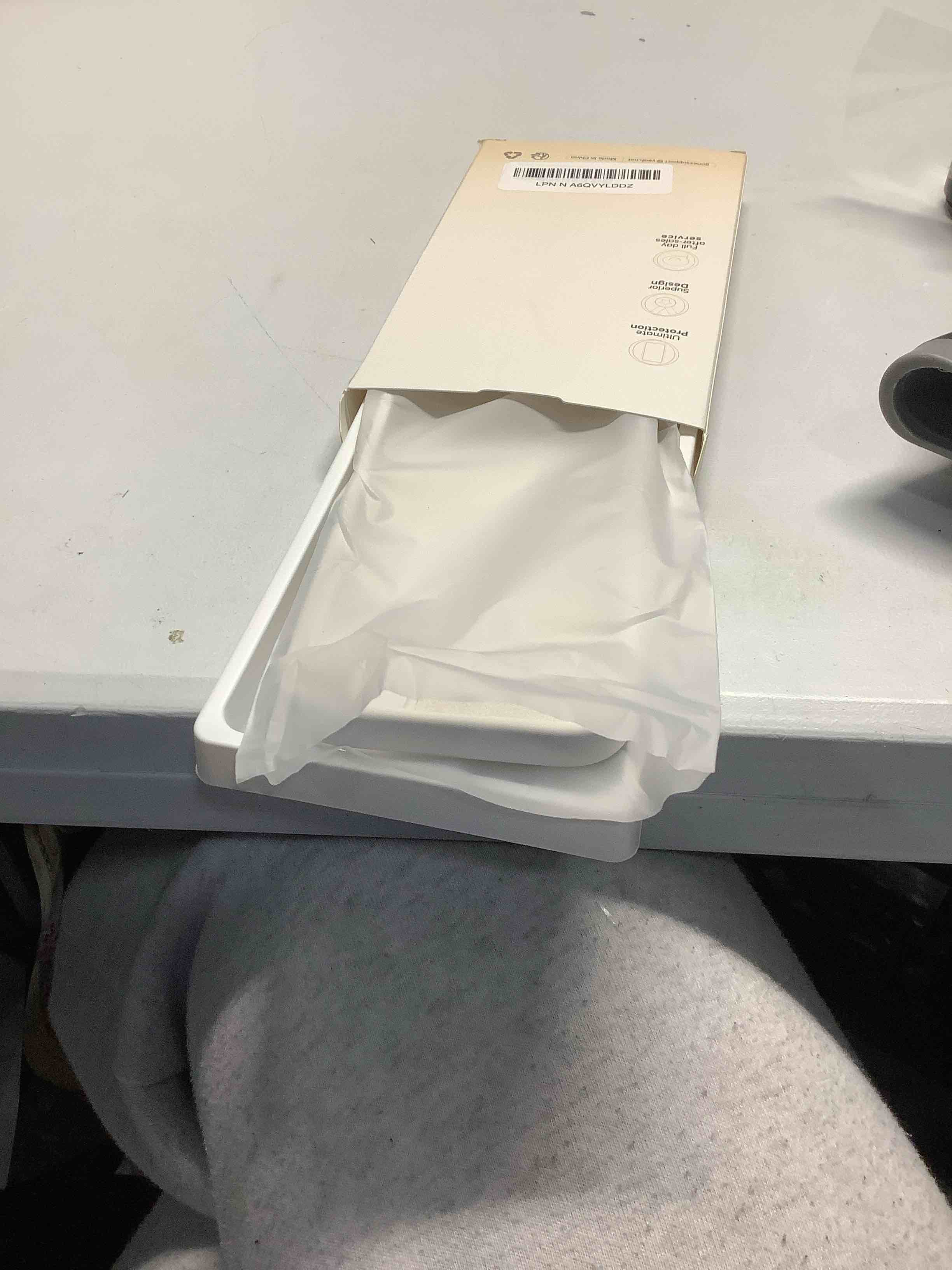 Condition photo showing Good Condition for GONEZ Magnetic for iPhone 16 Case, Compatible with MagSafe, [Screen Protector + Camera Lens Protector], Liquid Silicone Shockproof Protective Phone Case for iPhone 16 6.1", White iPhone 16 White