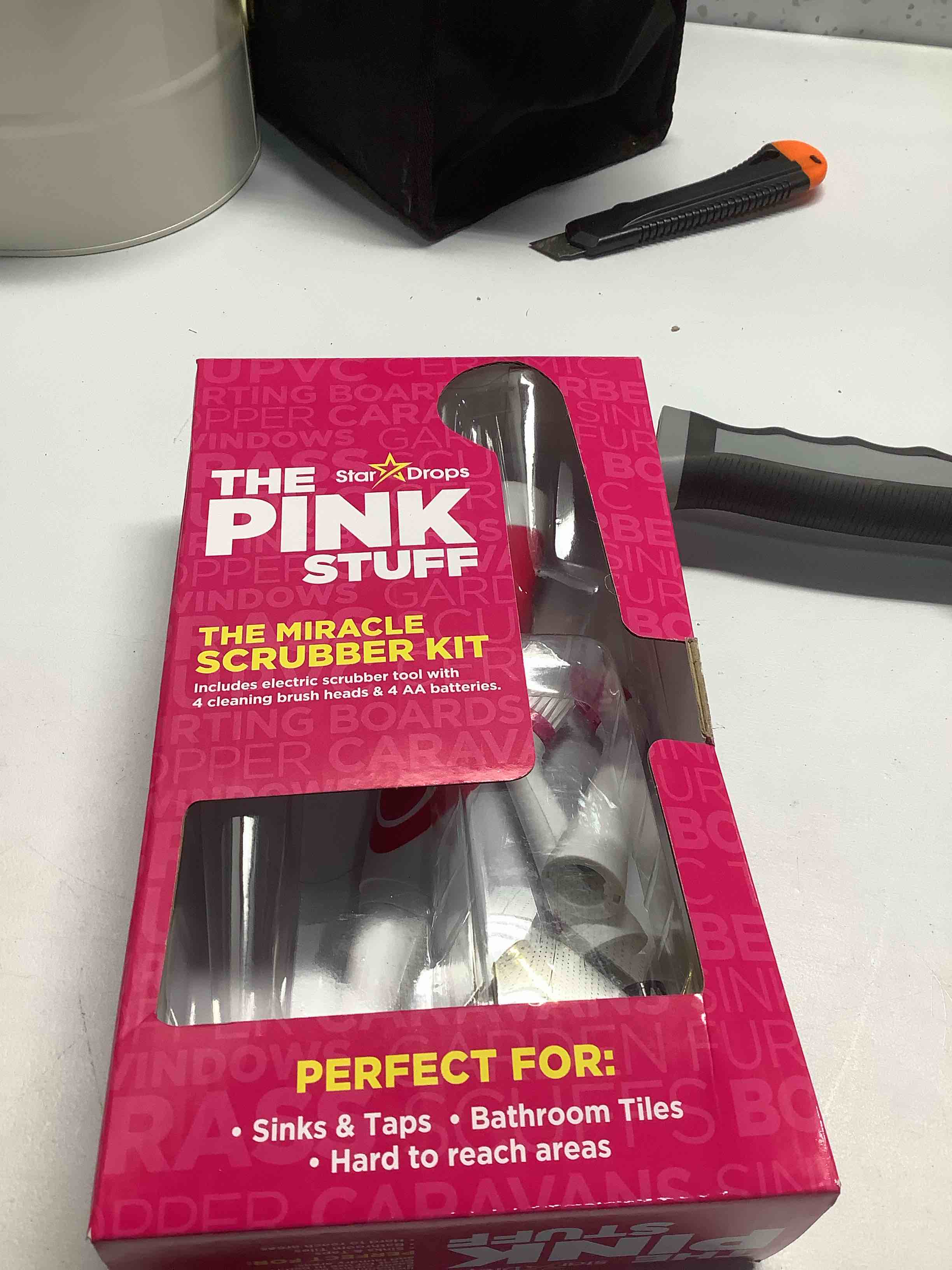 Condition photo showing Good Condition for The Pink Stuff - Stardrops - The Miracle Scrubber Kit - 4 Cleaning Brush Heads Pack of 1