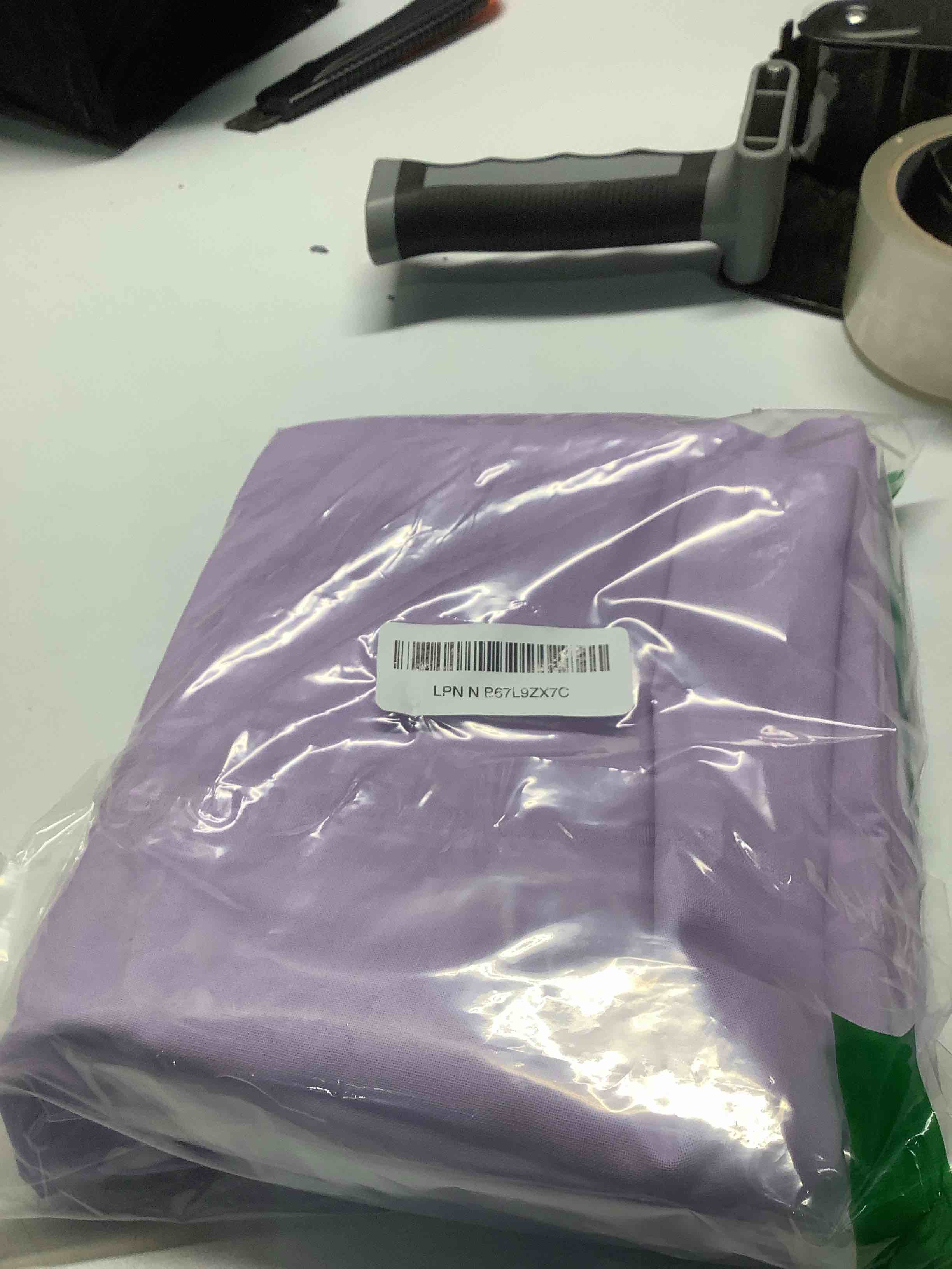 Condition photo showing Good Condition for TOPDesign 6-Pack Economical 16"x15" Lavender Cotton Tote Bags, Lightweight Medium Reusable Grocery Shopping Cloth Bags, Suitable for DIY, Advertising, Promotion, Gift, Activity Medium Lavender 6