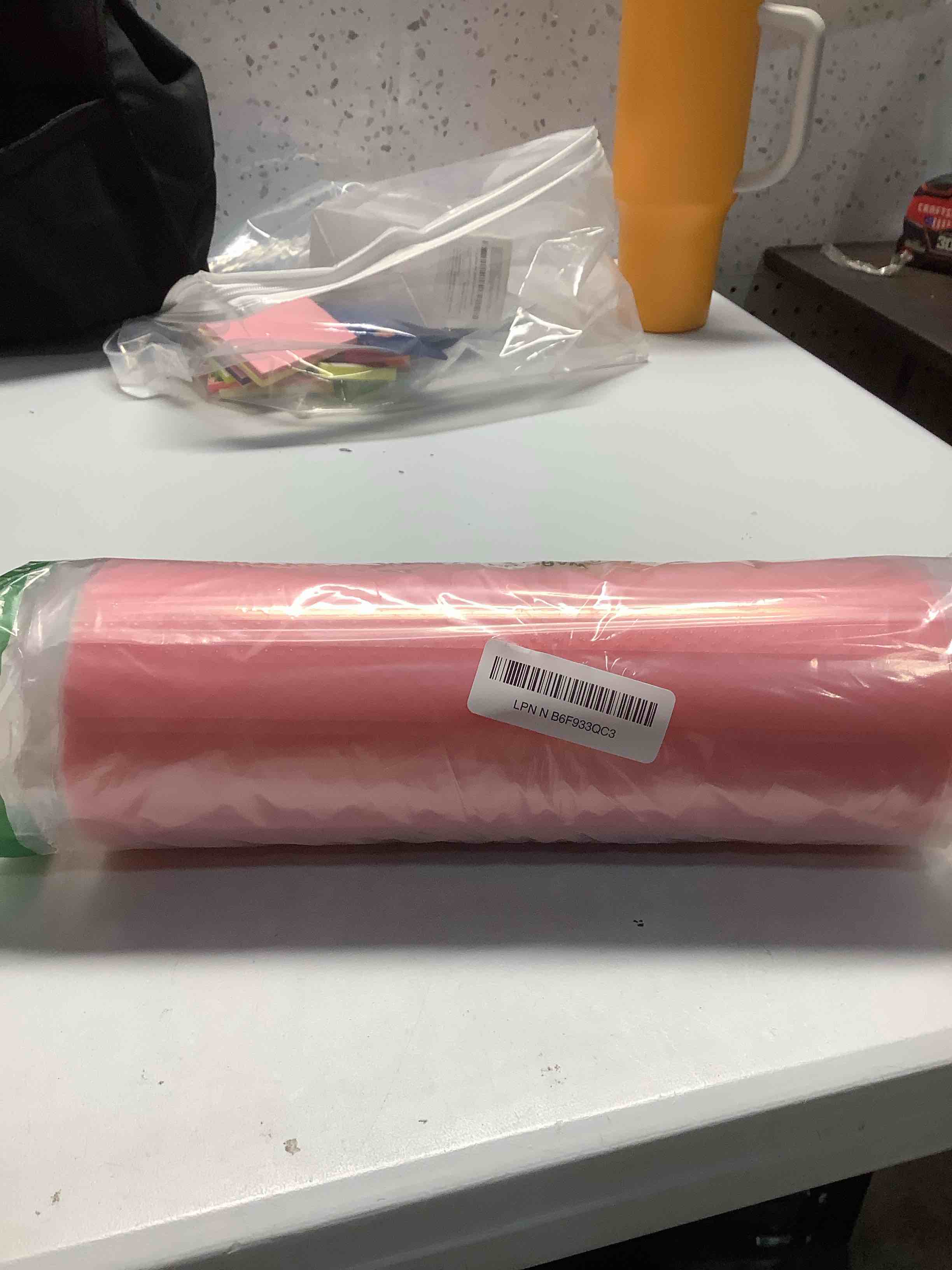 Condition photo showing Good Condition for 20Pcs Refrigerator Liners, Washable Fridge Liner Shelf Mats Refrigerator Pads for Cupboard Cabinet Drawer Home Kitchen Accessories Organization (Pink) 20pcs Pink