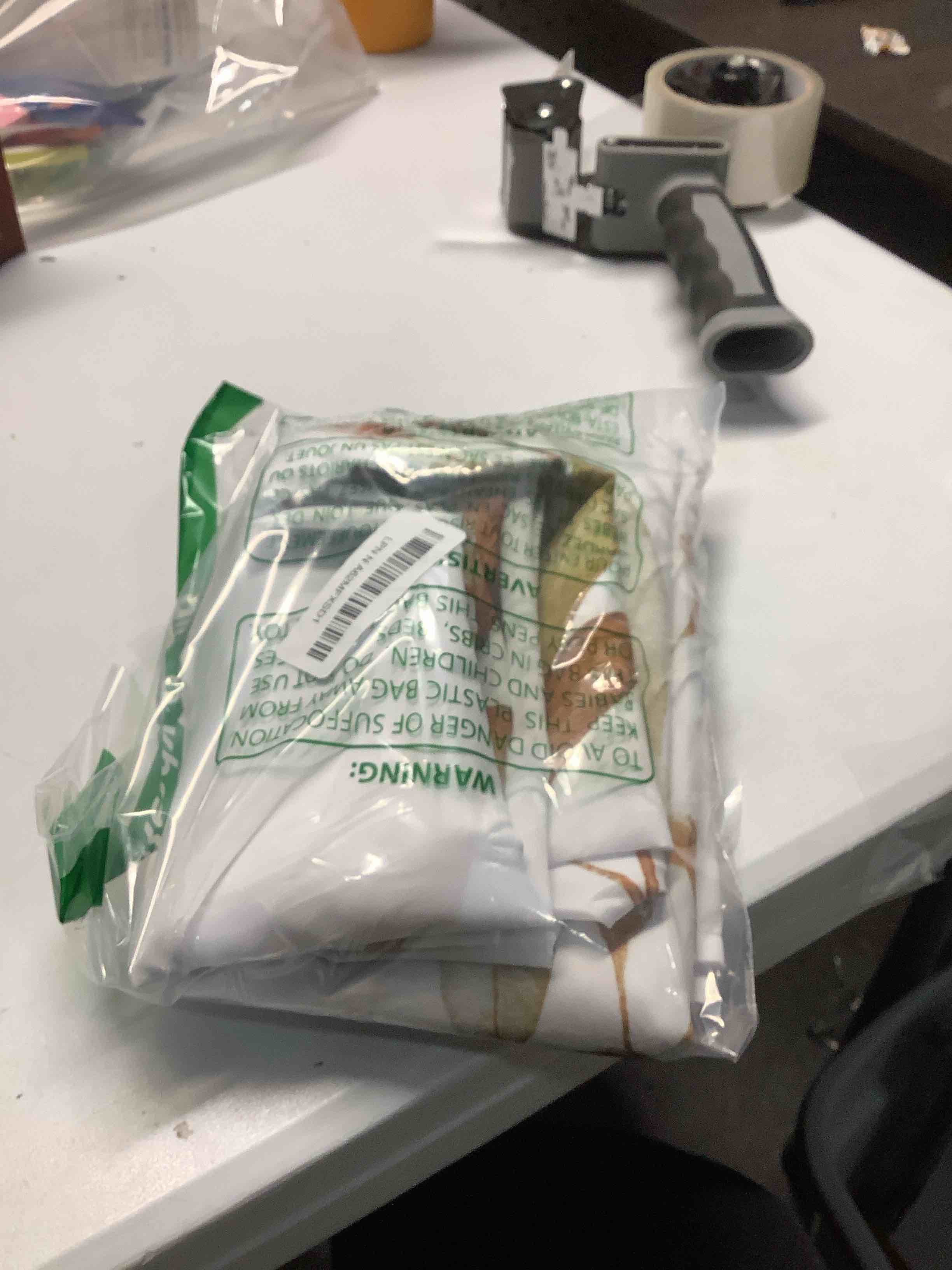 Condition photo showing Good Condition for Gibelle Brown Eucalyptus Shower Curtain, Watercolor Plant Leaves with Floral Bathroom Shower Curtain Set with Hooks, 72x72 Brown 72"W x 72"L (Pack of 1)