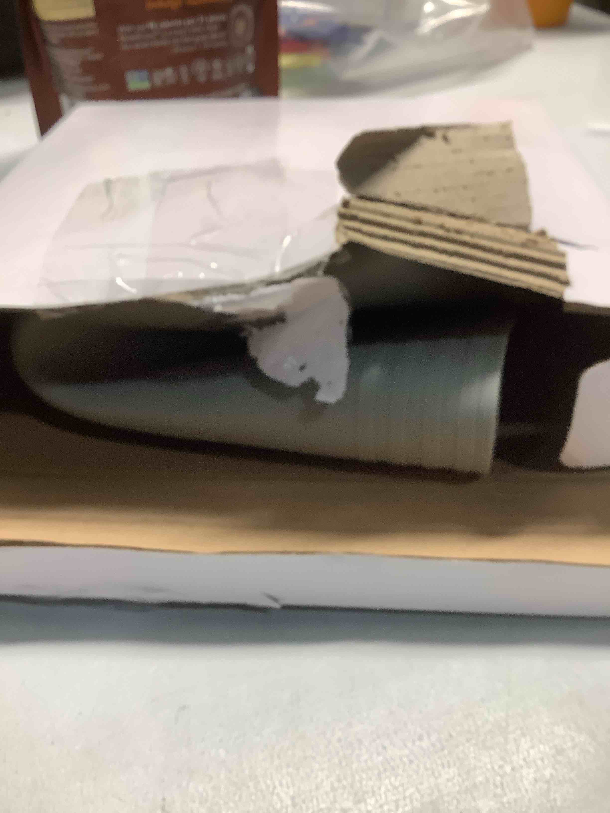 Condition photo showing Good Condition for 2 Pack 26 Inch Lazy Susan Shelf Liner Silicone Shelf Liner Non Adhesive Circle Kitchen Liners Non Slip Cabinet Liners for Drawer Refrigerator Cupboard Cabinet Organizers(Gray)