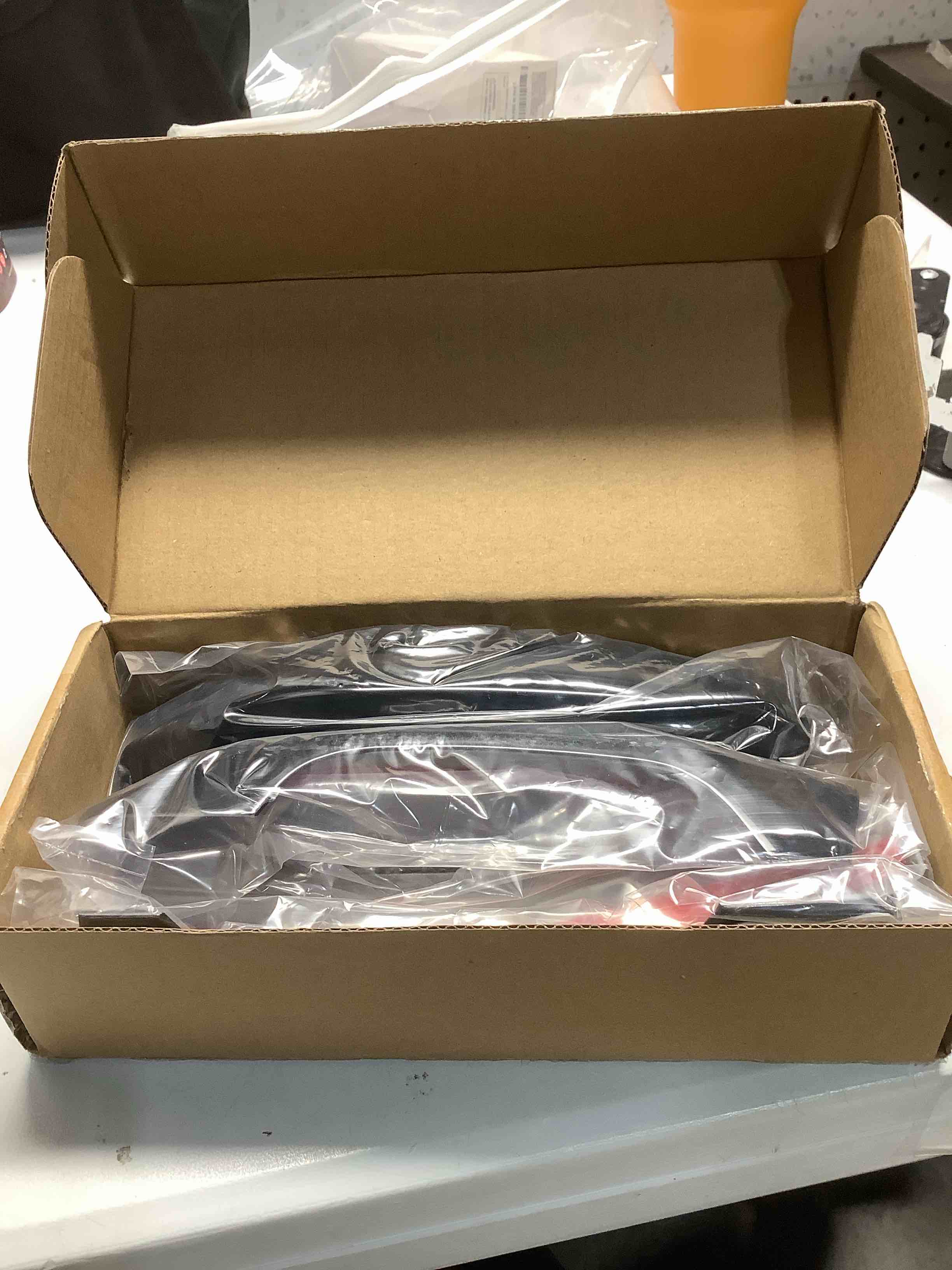 Condition photo showing Good Condition for Chrome Door Handle Cover Stick-on Trim with 2 Smart Keyhole Button Fit 2019-2025 for Chevy Chevrolet Silverado GMC Sierra 1500 2500HD 3500HD,Car Exterior Door Handle Covers Caps Protector W/ 2 Holes Chrome - CH0070-4D2