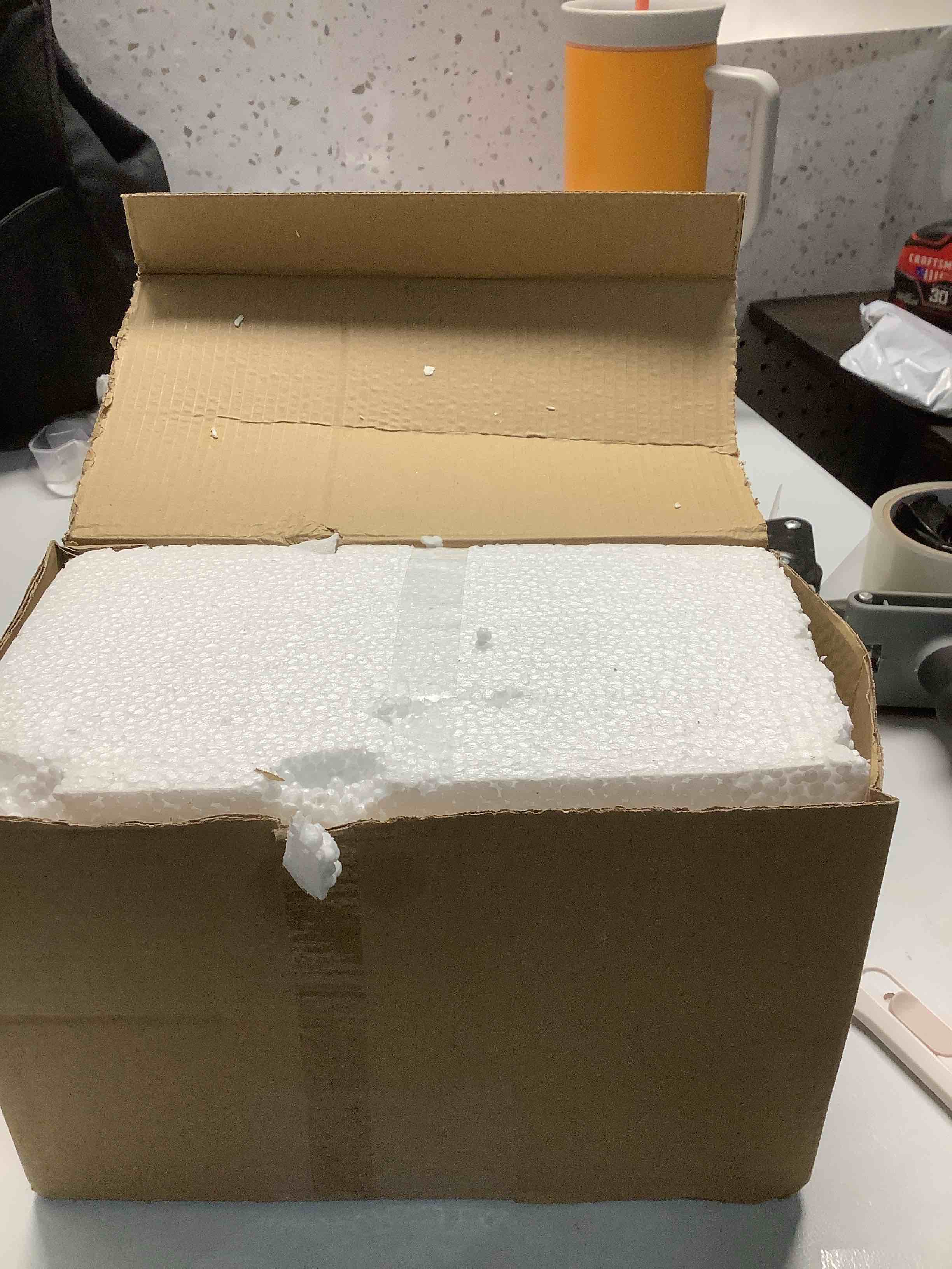 Condition photo showing Good Condition for 2 Pack Blue and White Porcelain Salt Cellar with Lid, Vintage Ceramic Salt Containers for Countertop, Small Airtight Salt Storage Box, Seasoning Holder, Spice Jars for Sugar, Candy, Herbs