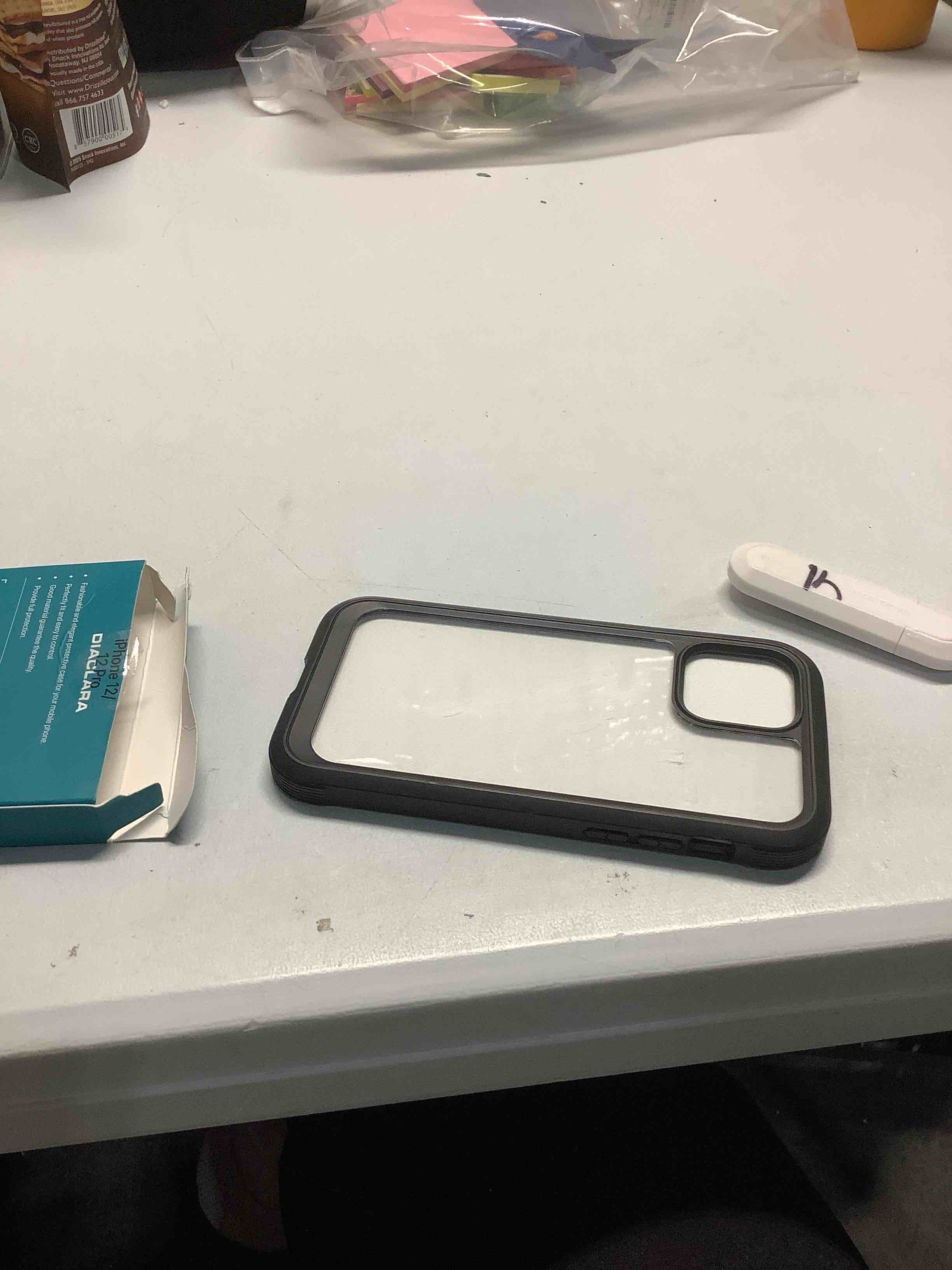 Condition photo showing Good Condition for Diaclara Designed for iPhone 12/12 Pro Case, Full Body Rugged with Built-in Touch Sensitive Anti-Scratch Screen Protector, Soft TPU Bumper Case for iPhone 12/12 Pro 6.1" (Blue) iPhone 12 & 12 Pro 6.1" Blue