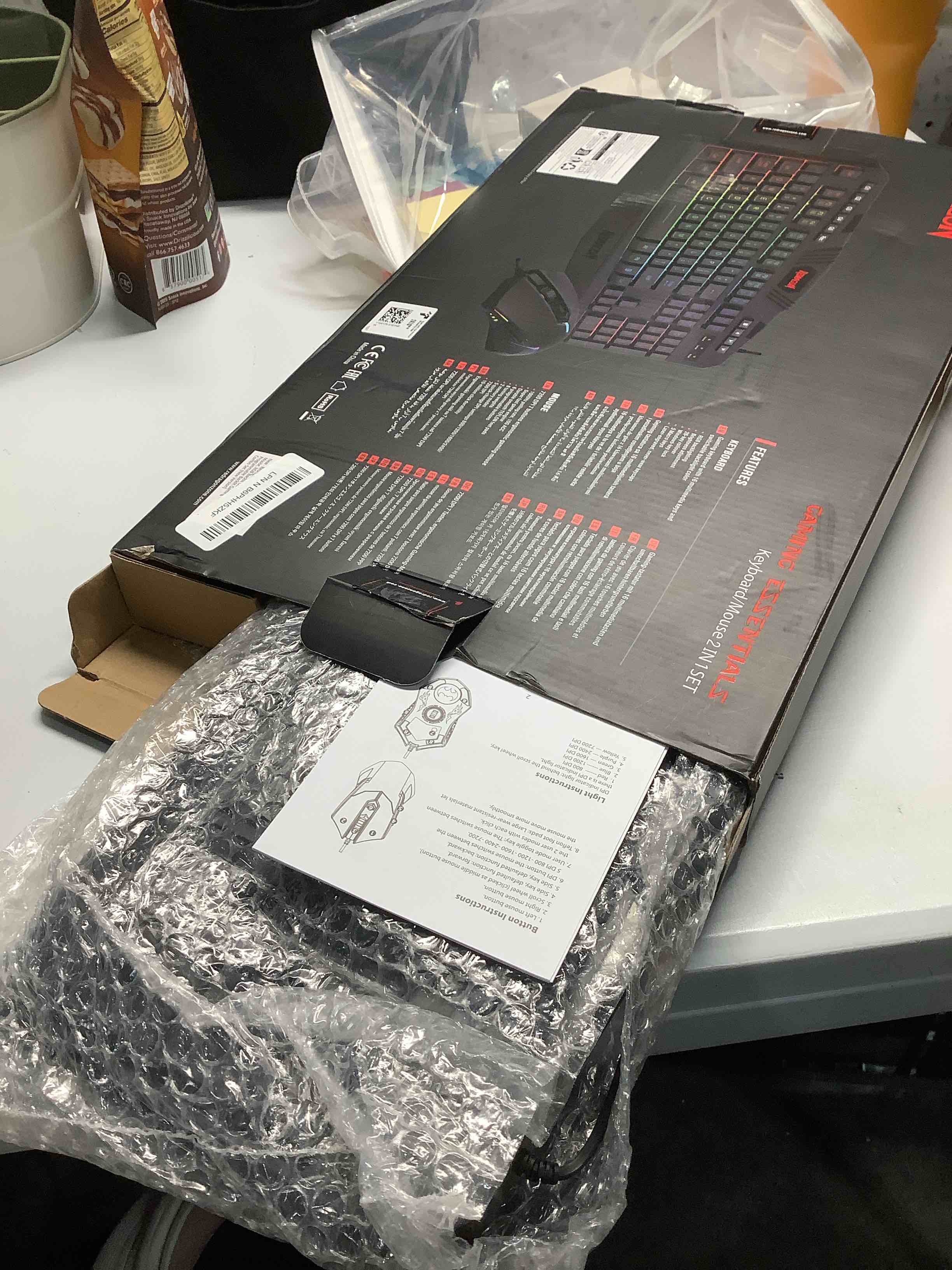 Condition photo showing Good Condition for Redragon S101-3 PRO Gaming Keyboard and Mouse, RGB Backlit Programmable Keyboard Mouse with Software, Independent Macro Record Keys, Value Combo Set, New Update Version Wired Black