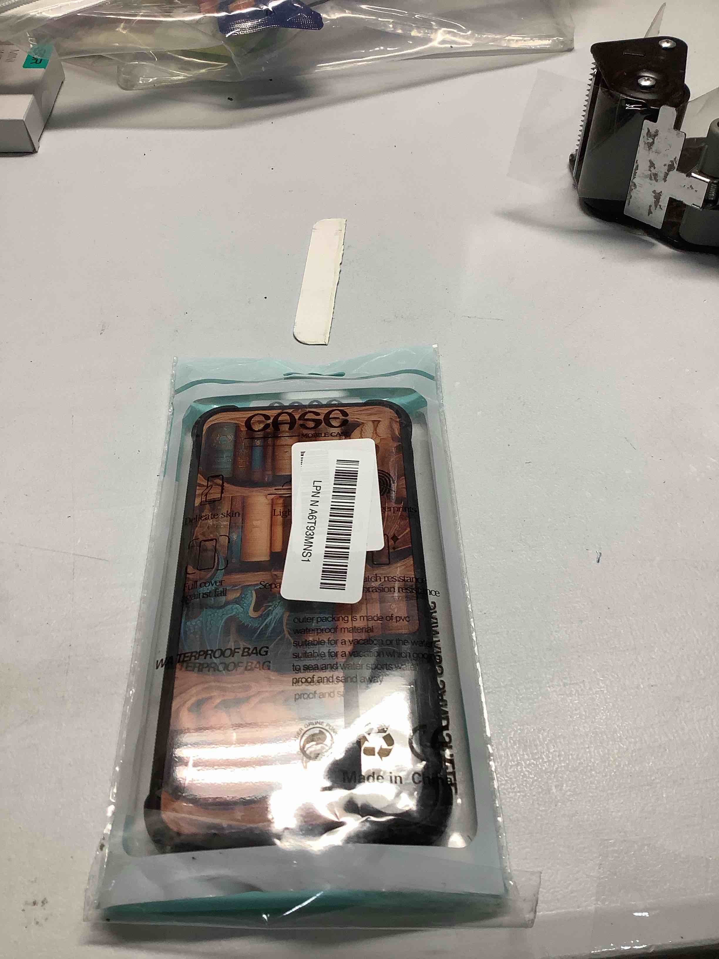 Condition photo showing Good Condition for CARLOCA Case for Samsung Galaxy S23 Plus,Bookish Dragon Bookshelf Design Shockproof with 4-Sided Airbag, Anti-Scratch & Anti-Slip TPU Cover - Protective Phone Case for Men Women Bookish Dragon Bookshelf Galaxy S23 Plus